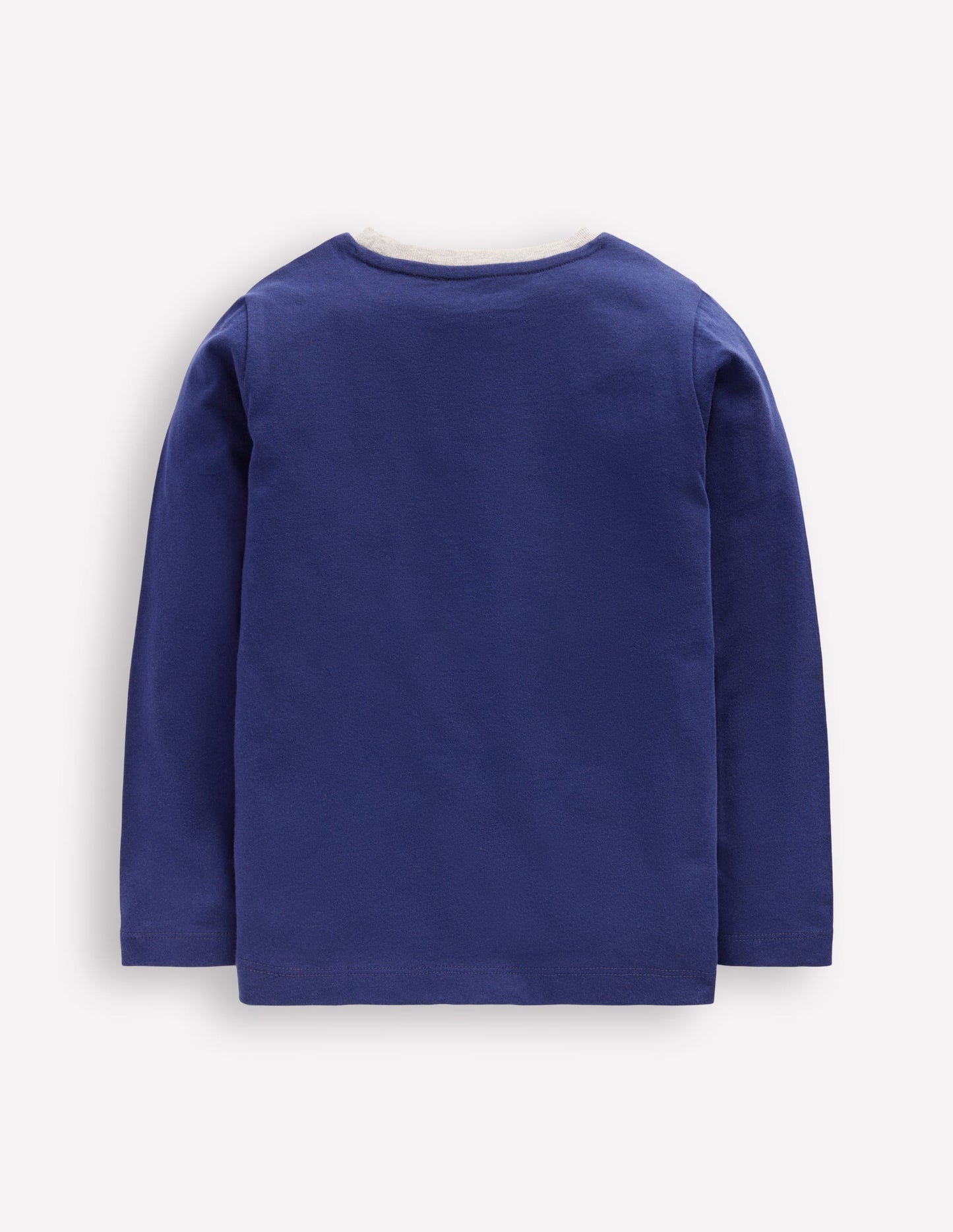 Star Appliqué T-shirt-College Navy Star