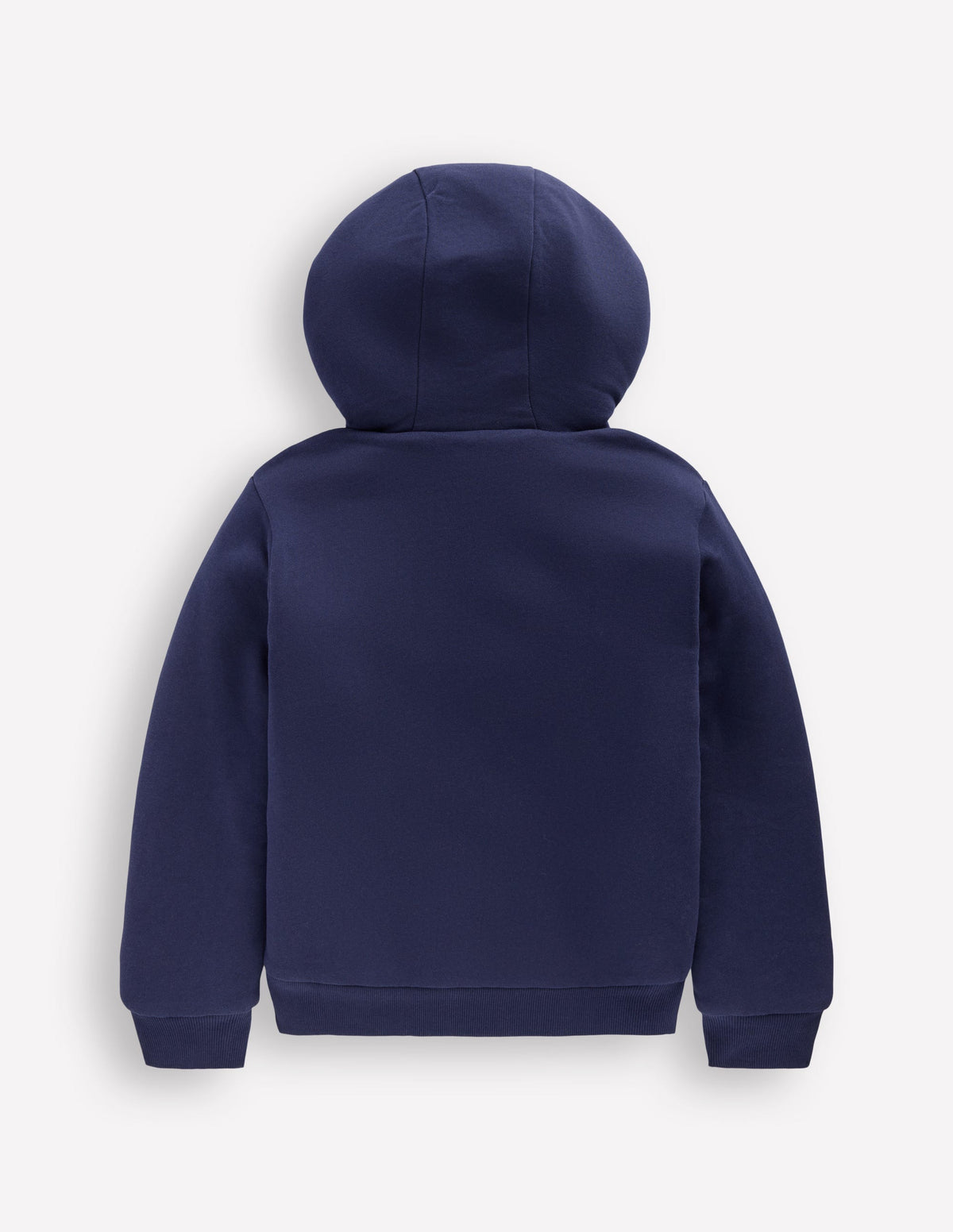 Reversible Borg Hoodie-College Navy - Image 2