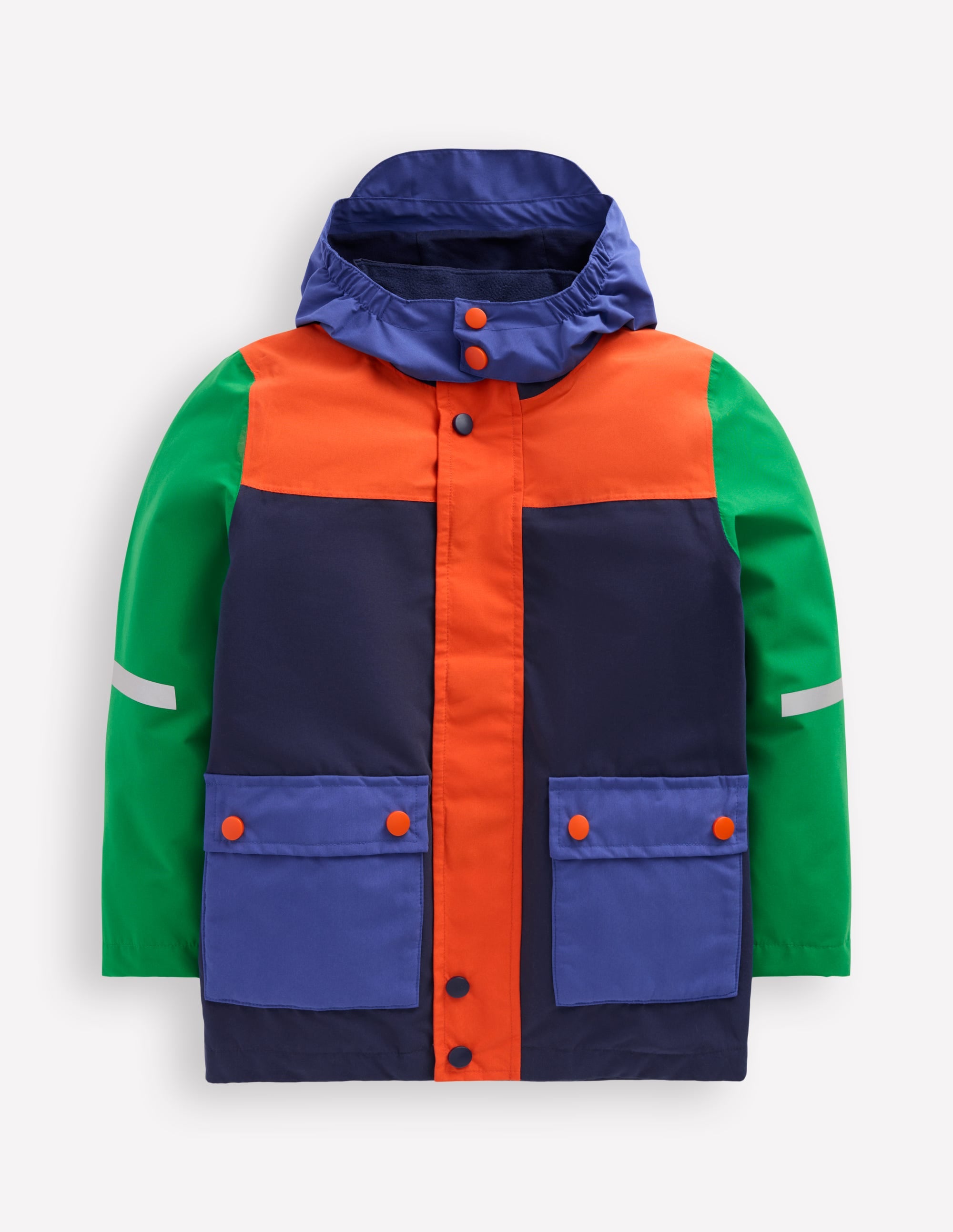 Waterproof Fisherman's Jacket-Colourblock - Image 1