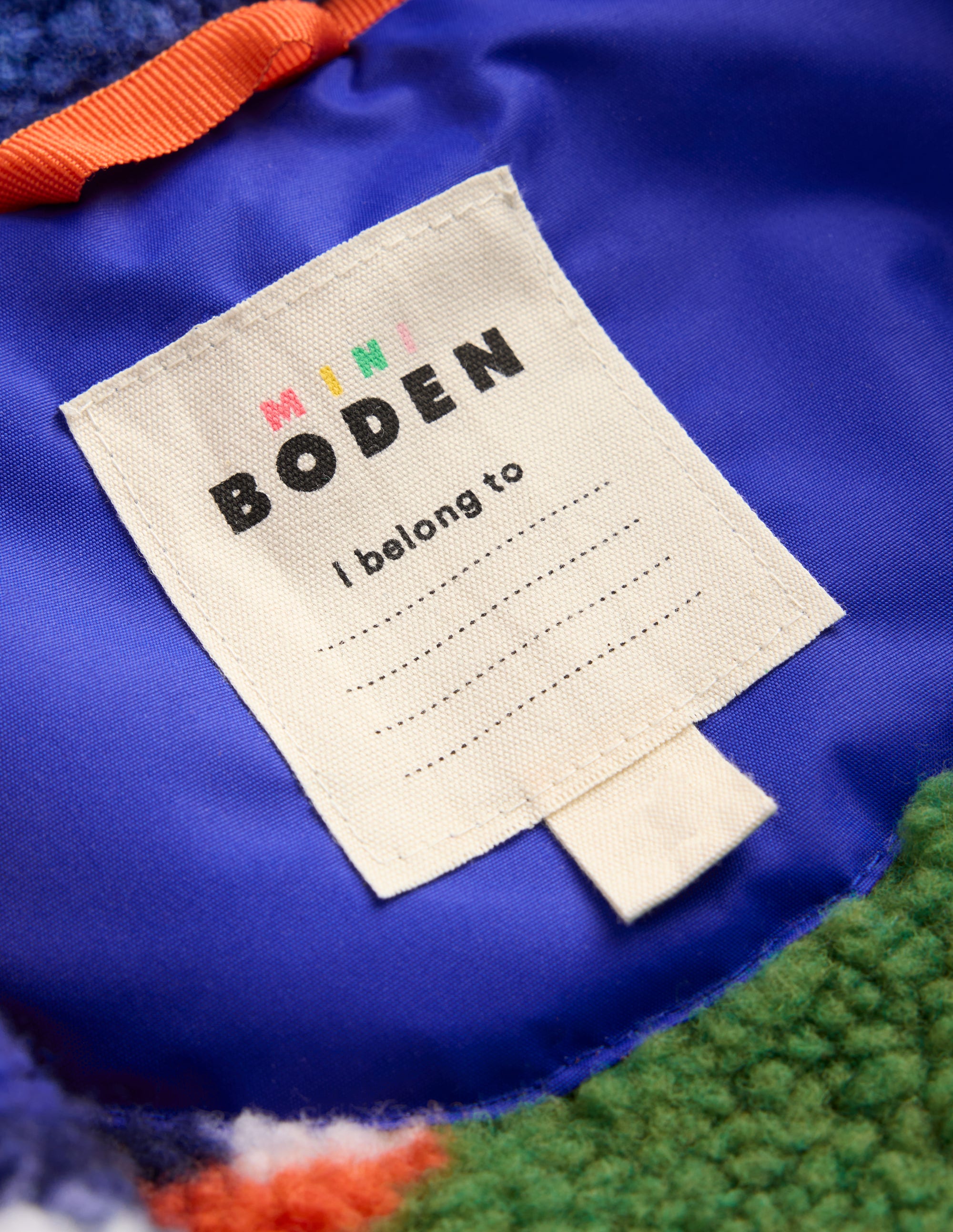 Borg Lined Anorak-Blue - Image 4