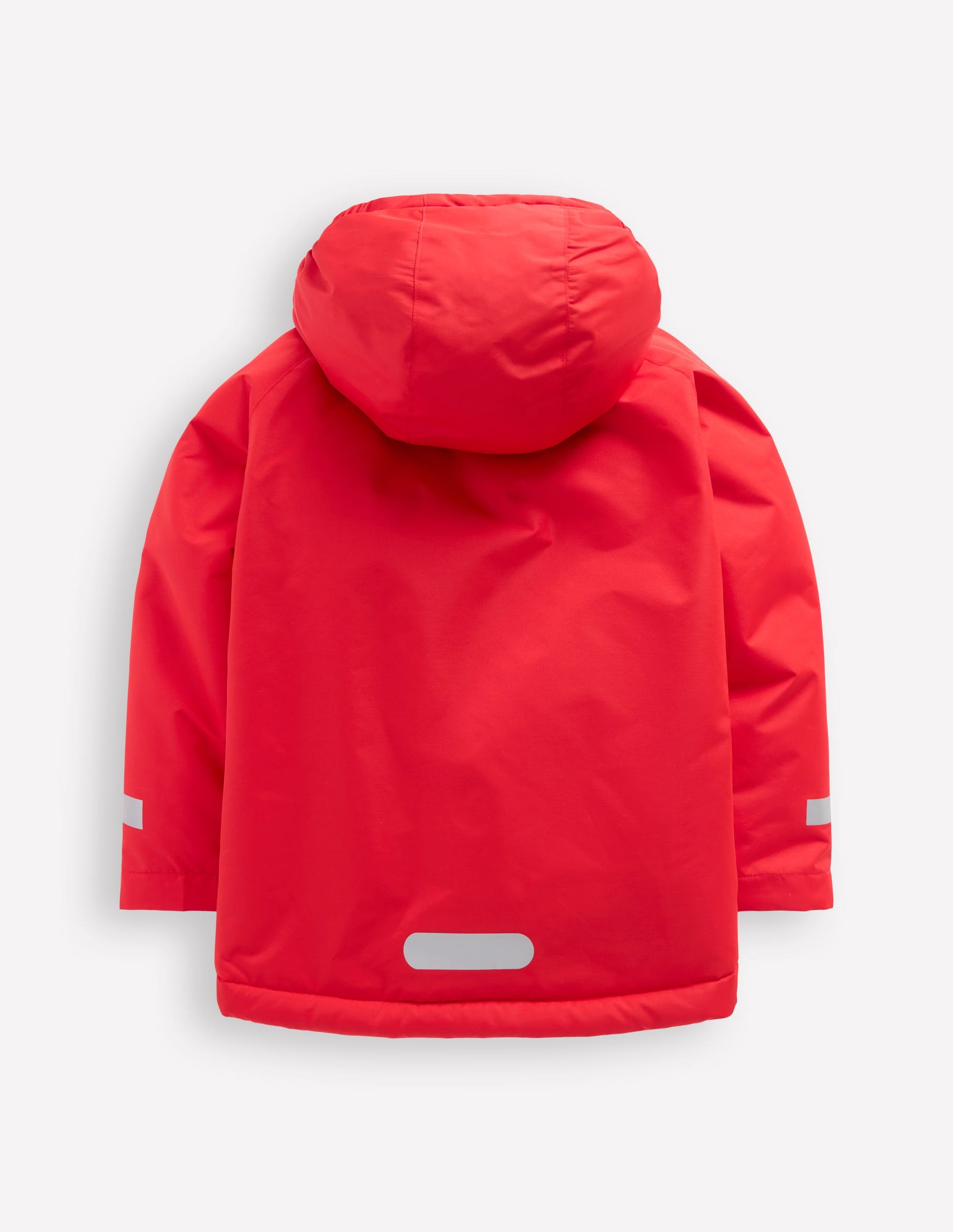 Borg Lined Anorak-Red-2