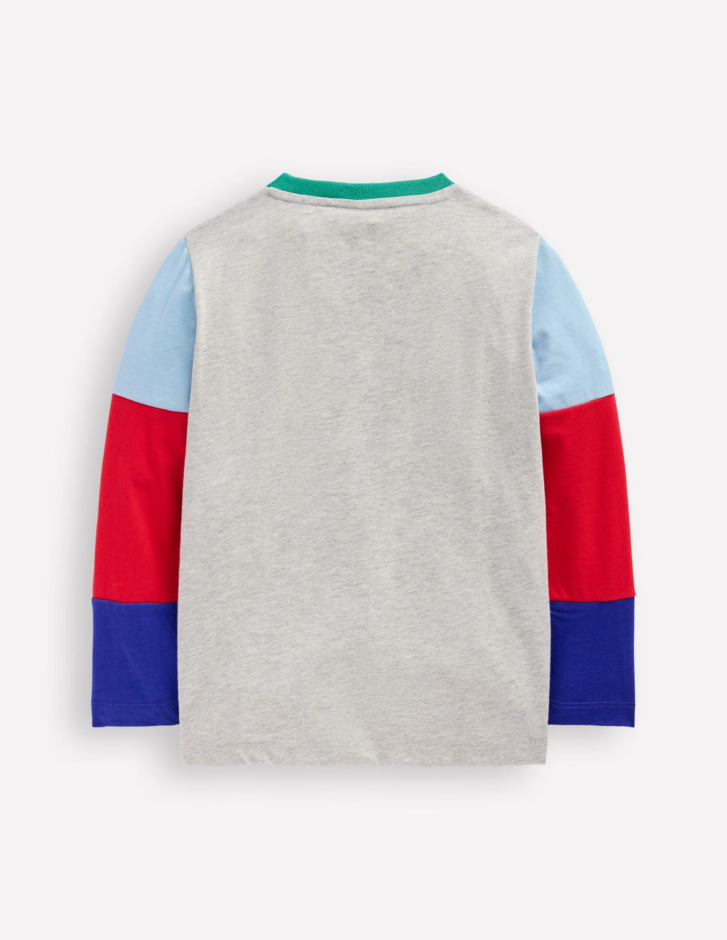 Long Sleeve Hotchpotch T-shirt-Grey