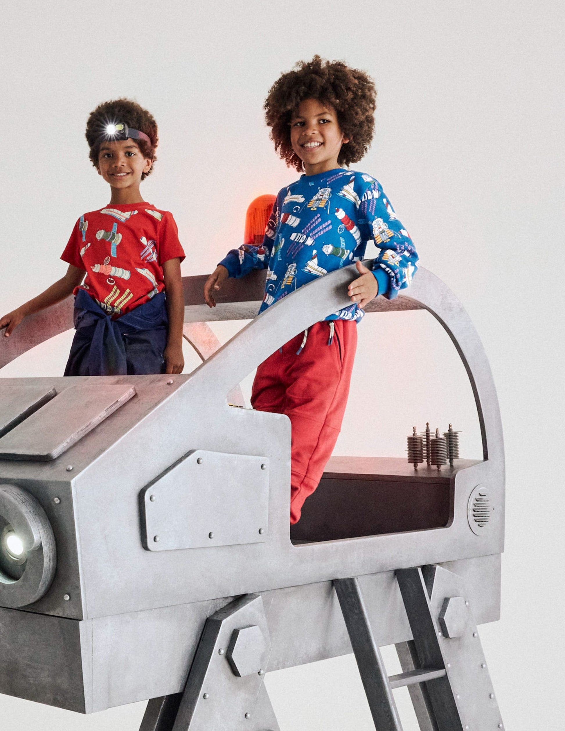 Everyday Printed Sweatshirt-Kingfisher Blue Satellites-4