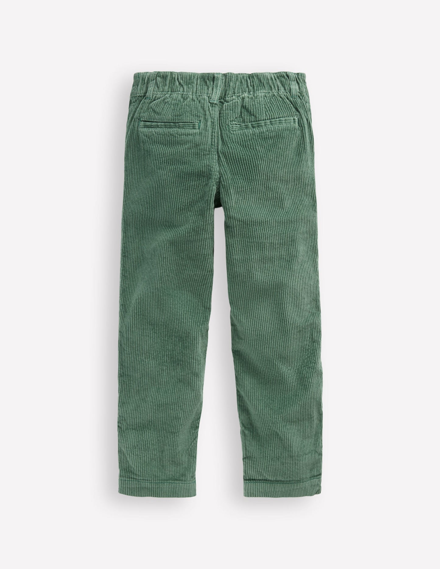 Everyday Straight Leg Trousers-Smoke Pine Cord
