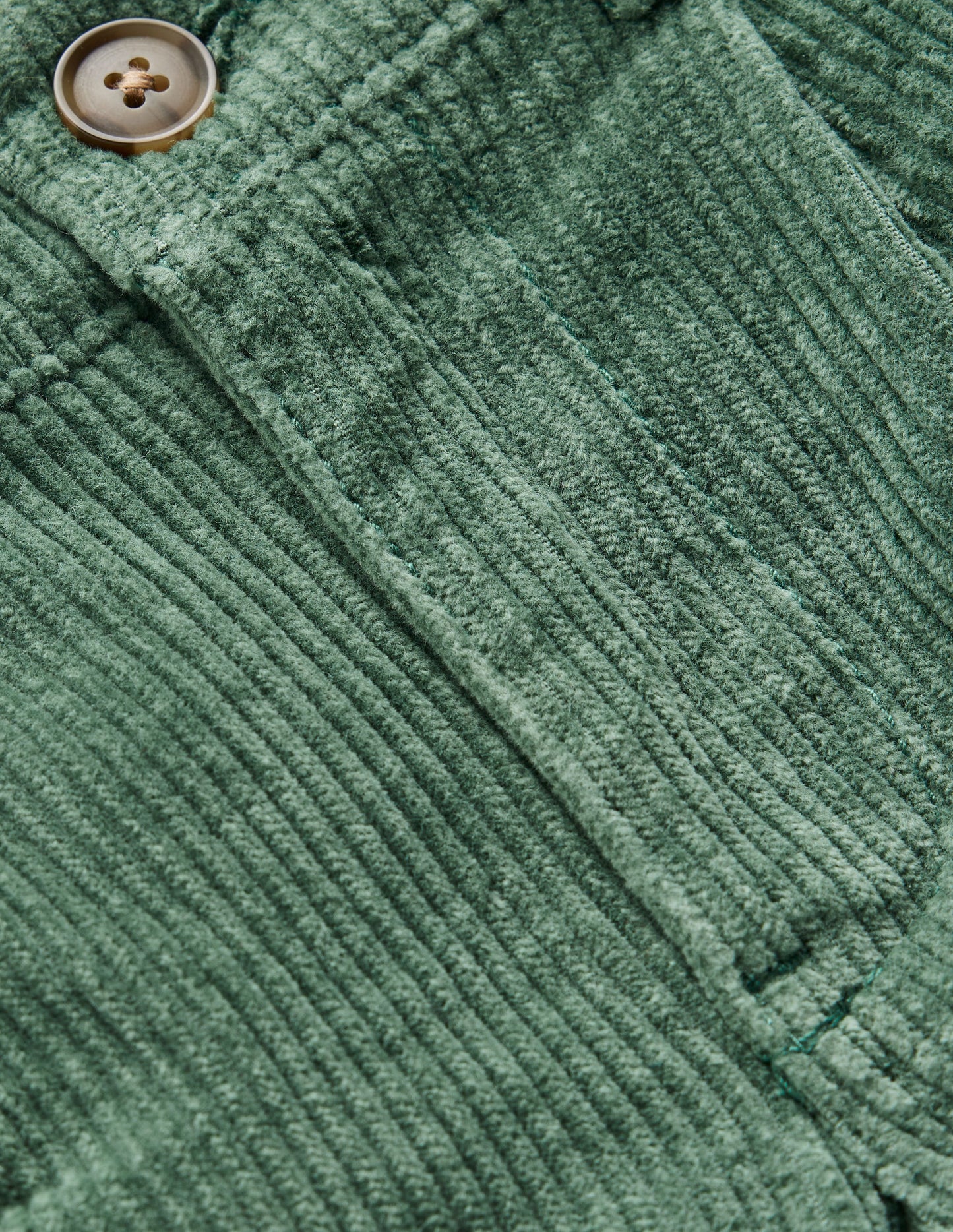 Everyday Straight Leg Trousers-Smoke Pine Cord