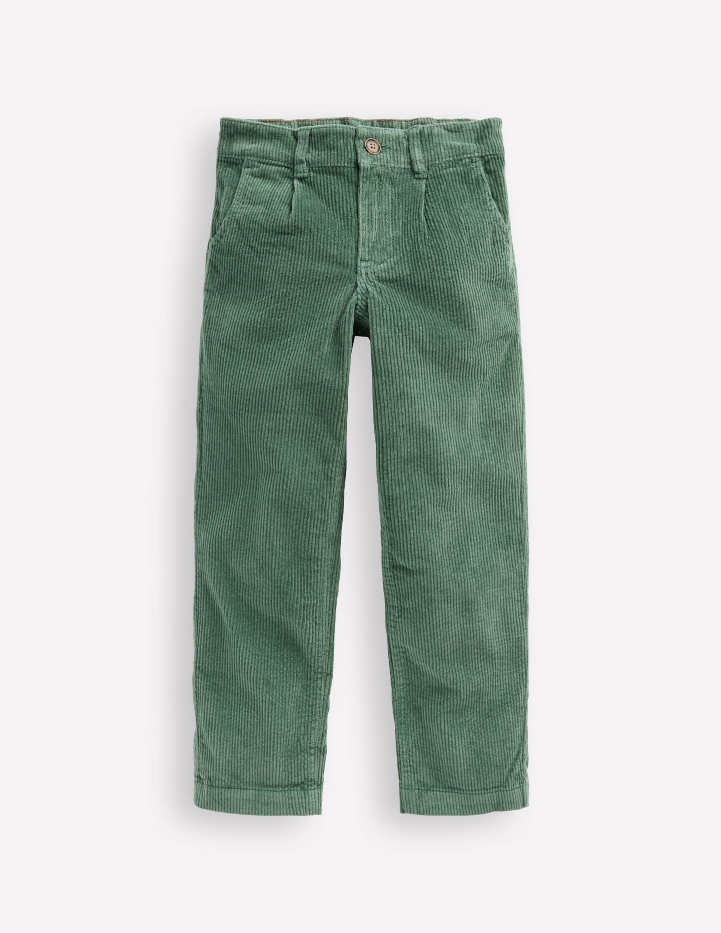 Everyday Straight Leg Trousers-Smoke Pine Cord