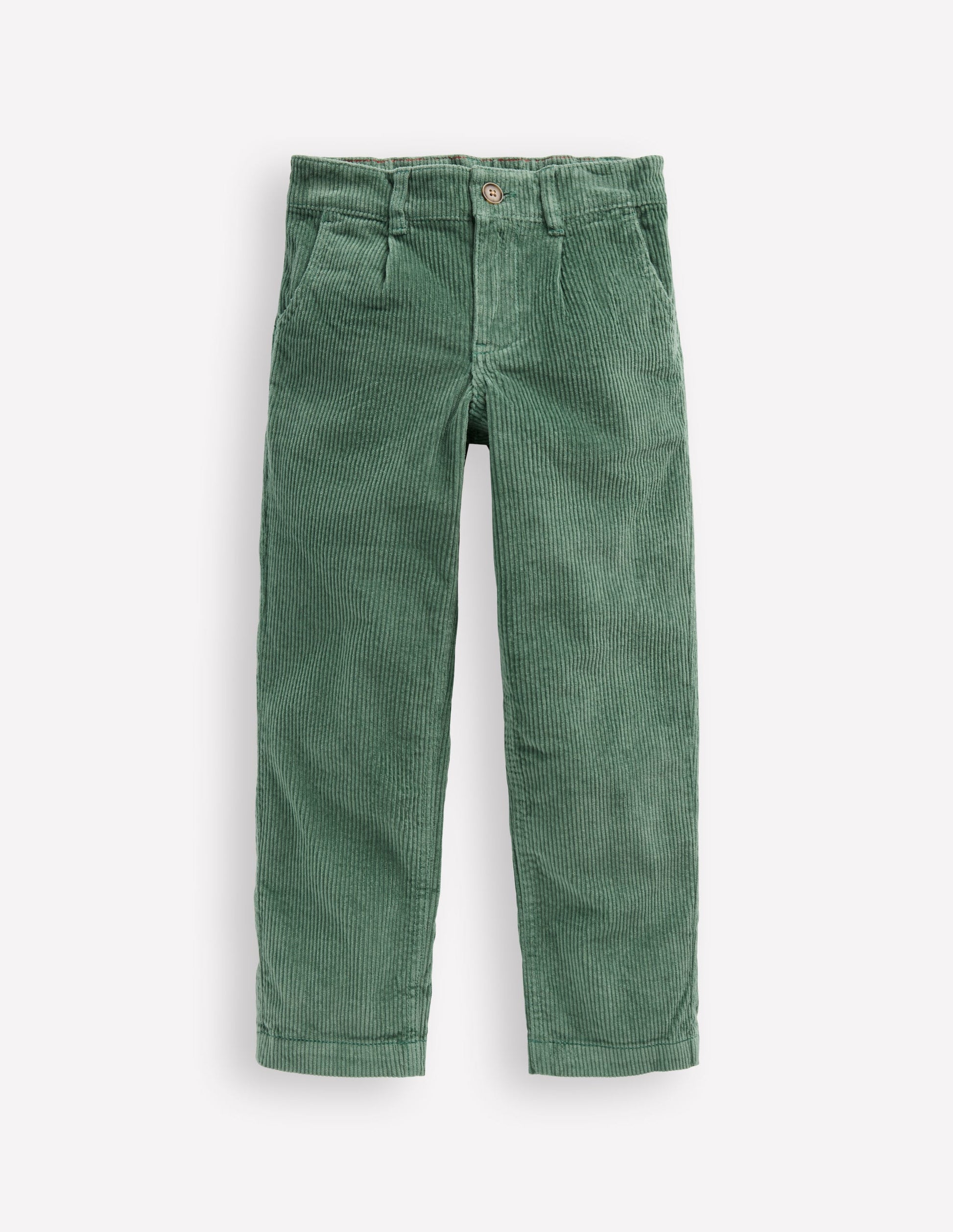 Everyday Straight Leg Trousers-Smoke Pine Cord-1