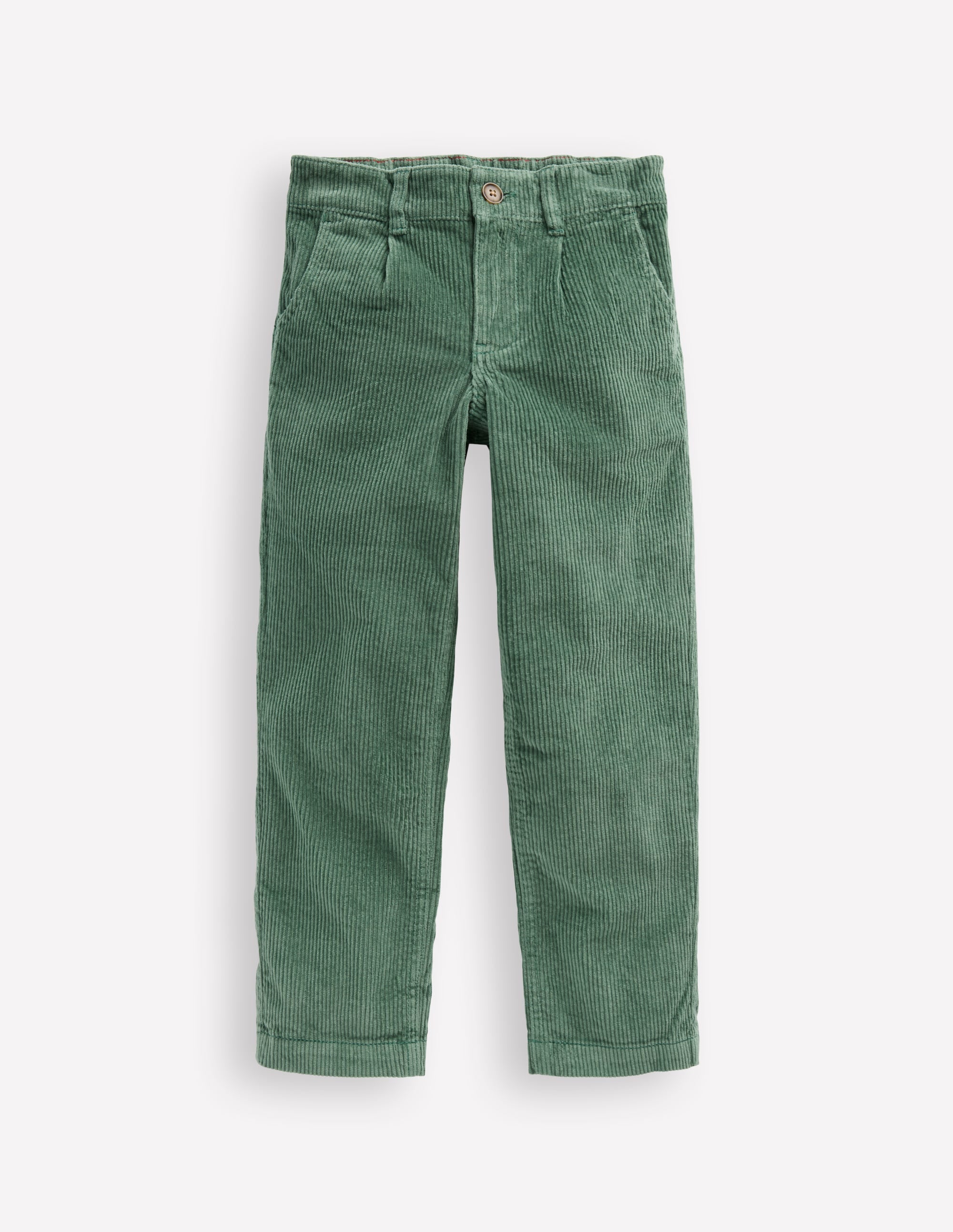 Everyday Straight Leg Trousers-Smoke Pine Cord - Image 1