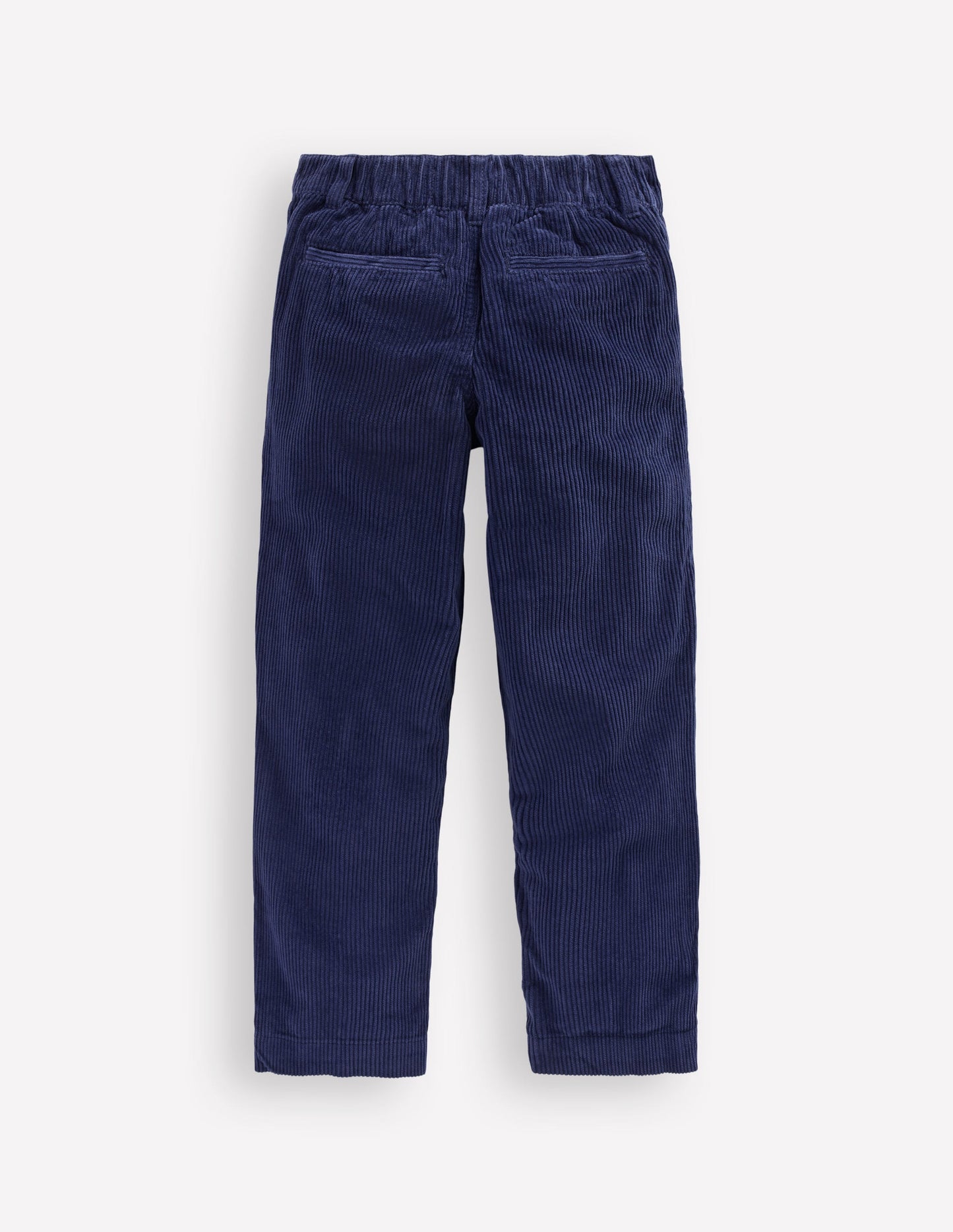 Everyday Straight Leg Trousers-College Navy Cord