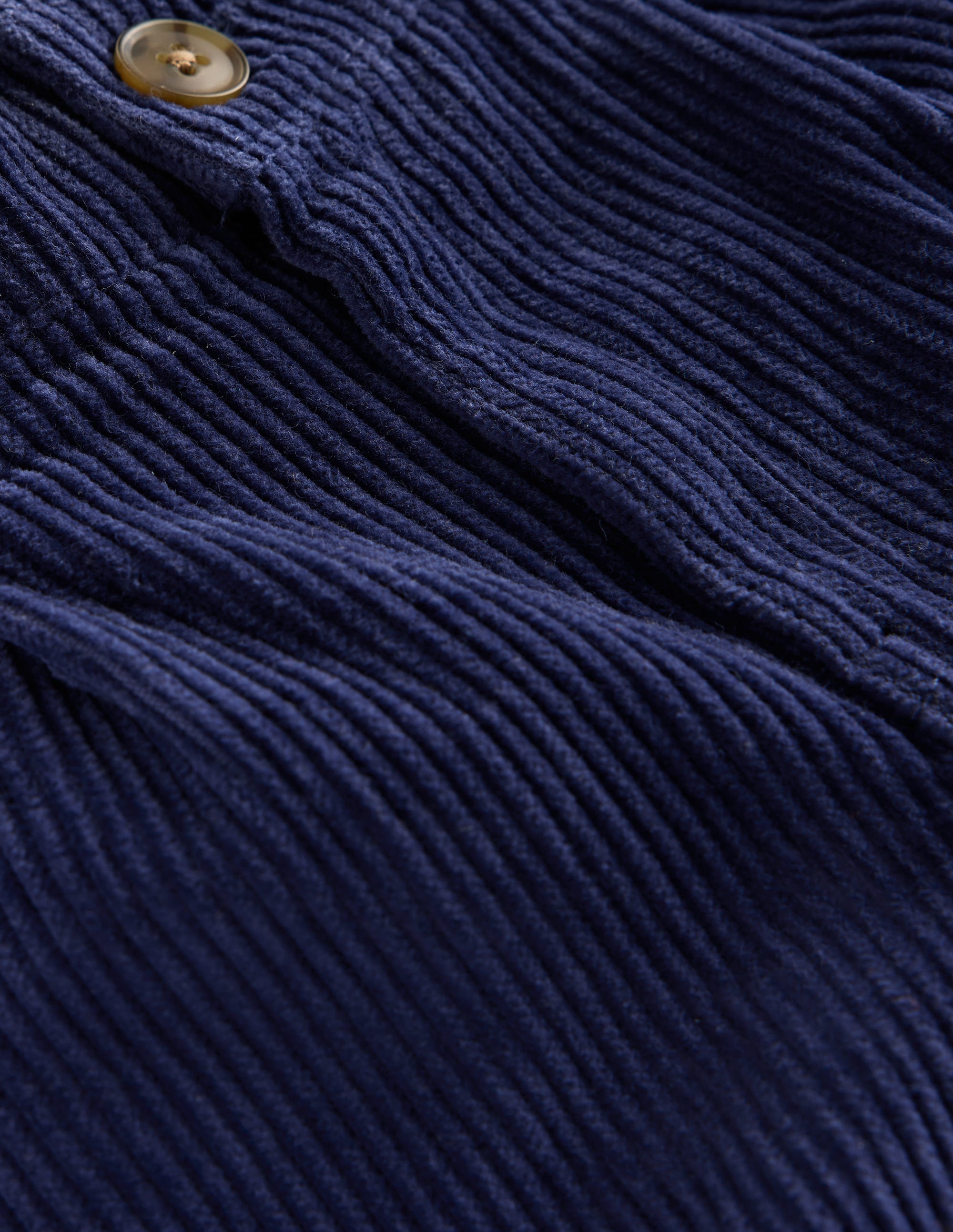 Everyday Straight Leg Trousers-College Navy Cord - Image 3