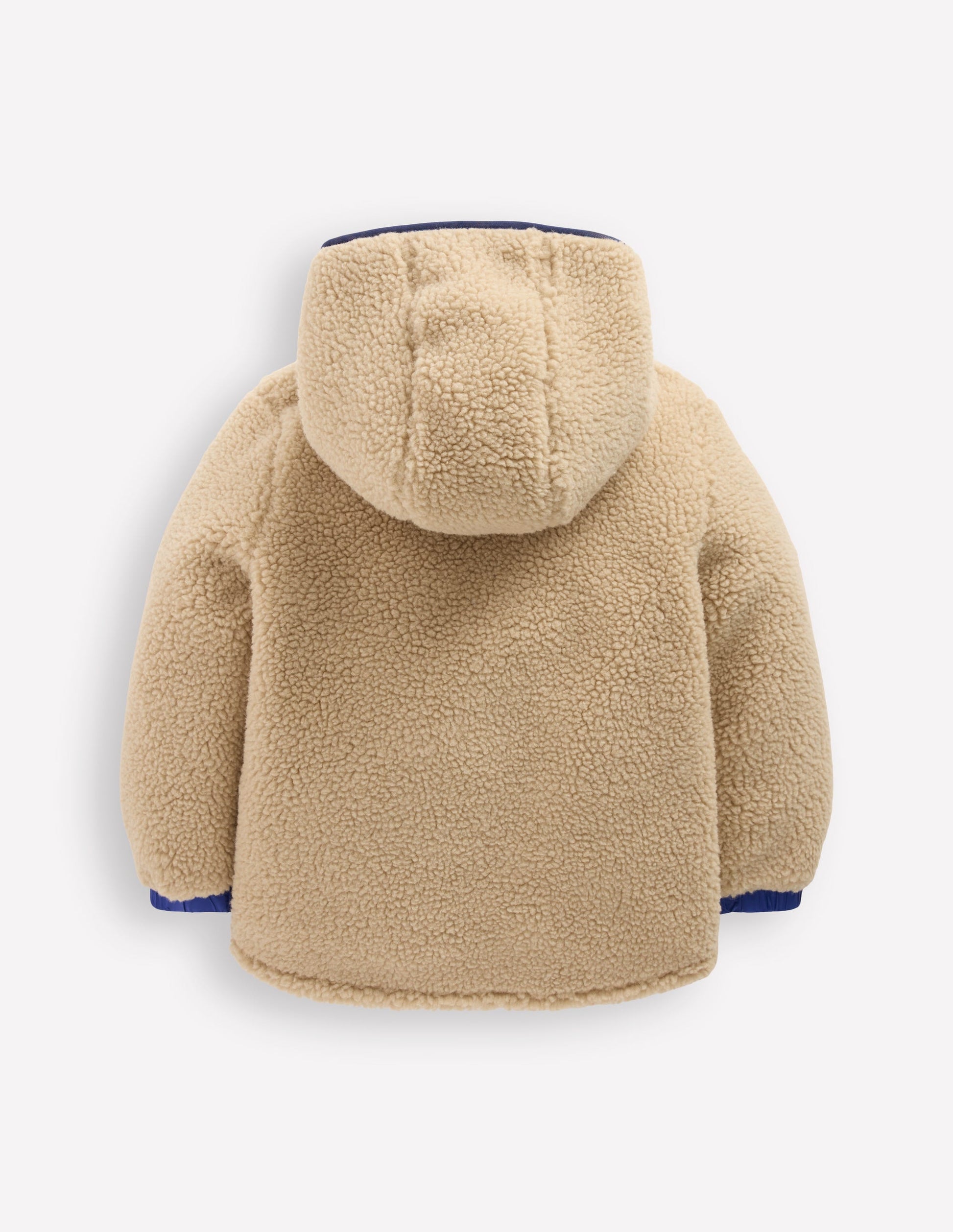 Reversible Cosy Borg Jacket-Mazarine Blue-2