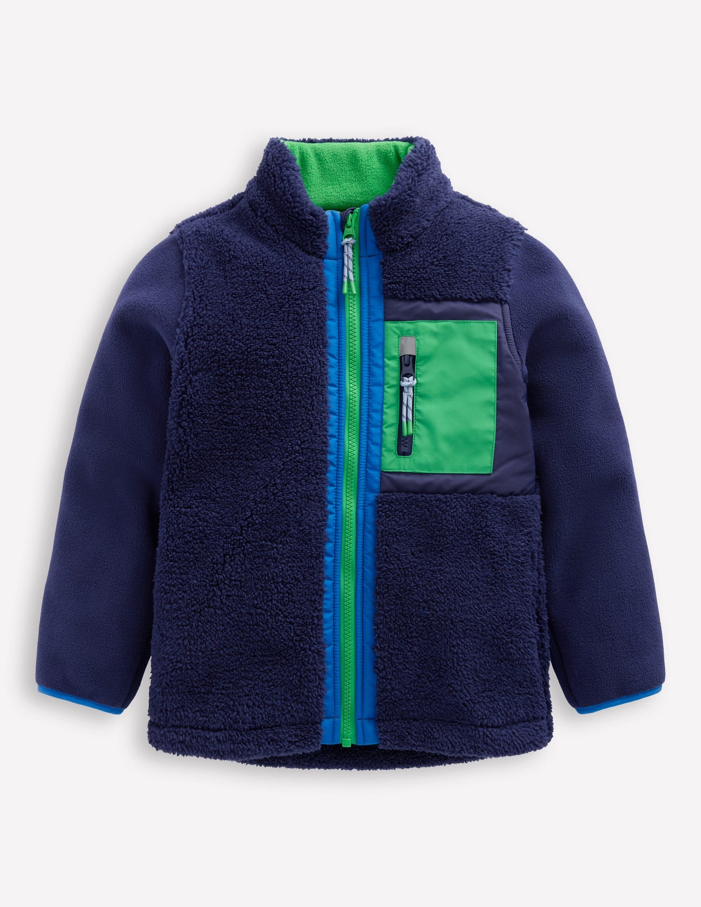 Cosy Windproof Fleece-Navy