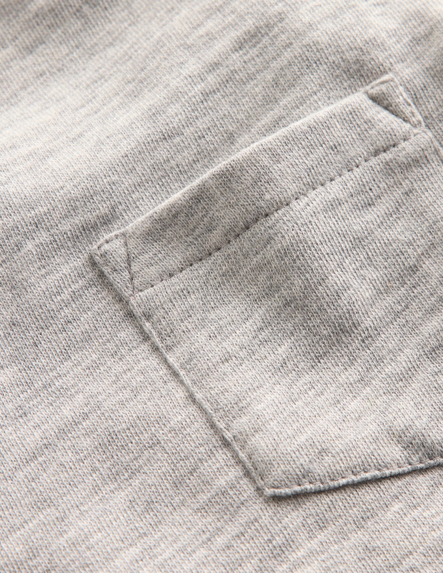 Cosy Mid-weight T-shirt-Grey Marl