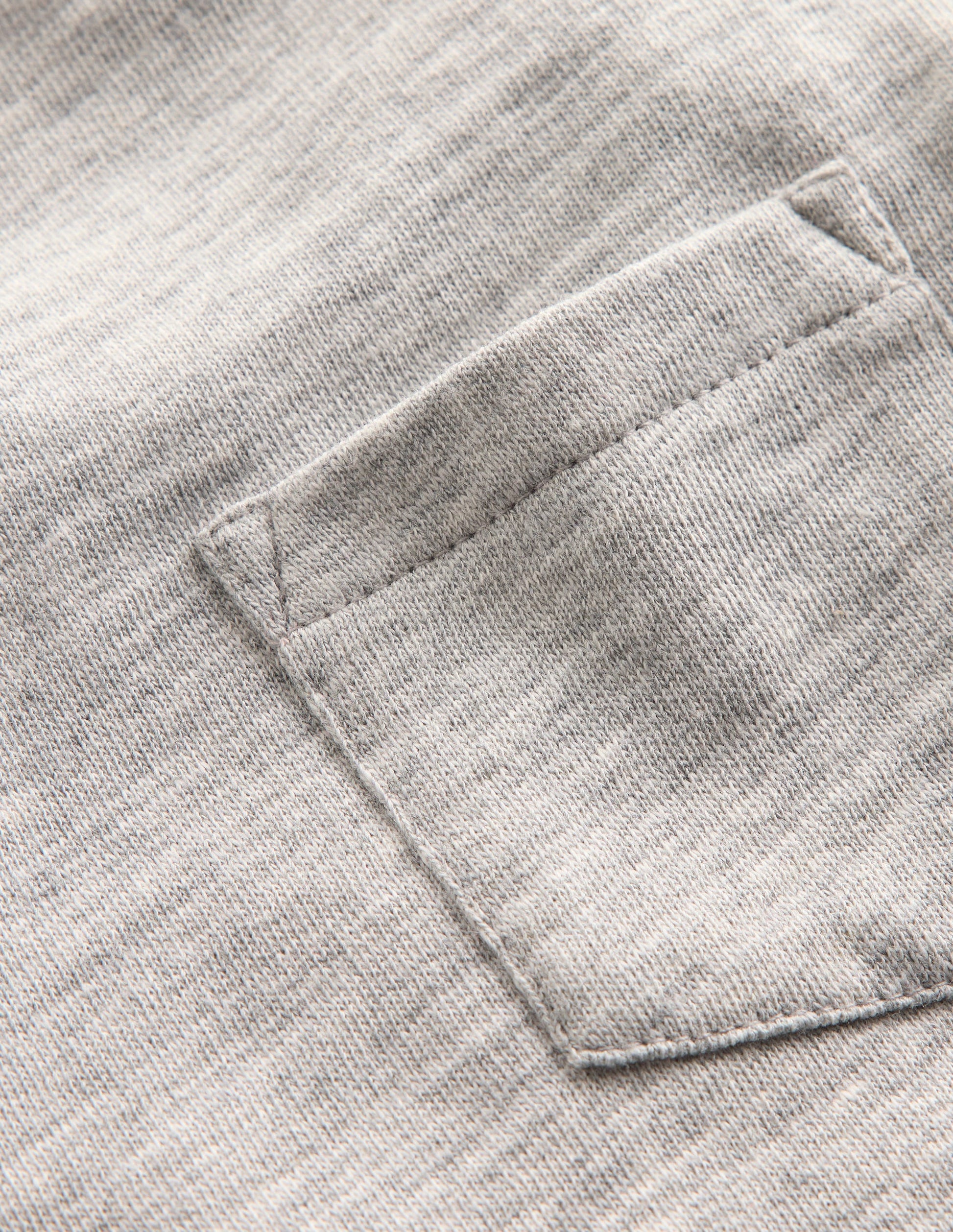 Cosy Mid-weight T-shirt-Grey Marl-3