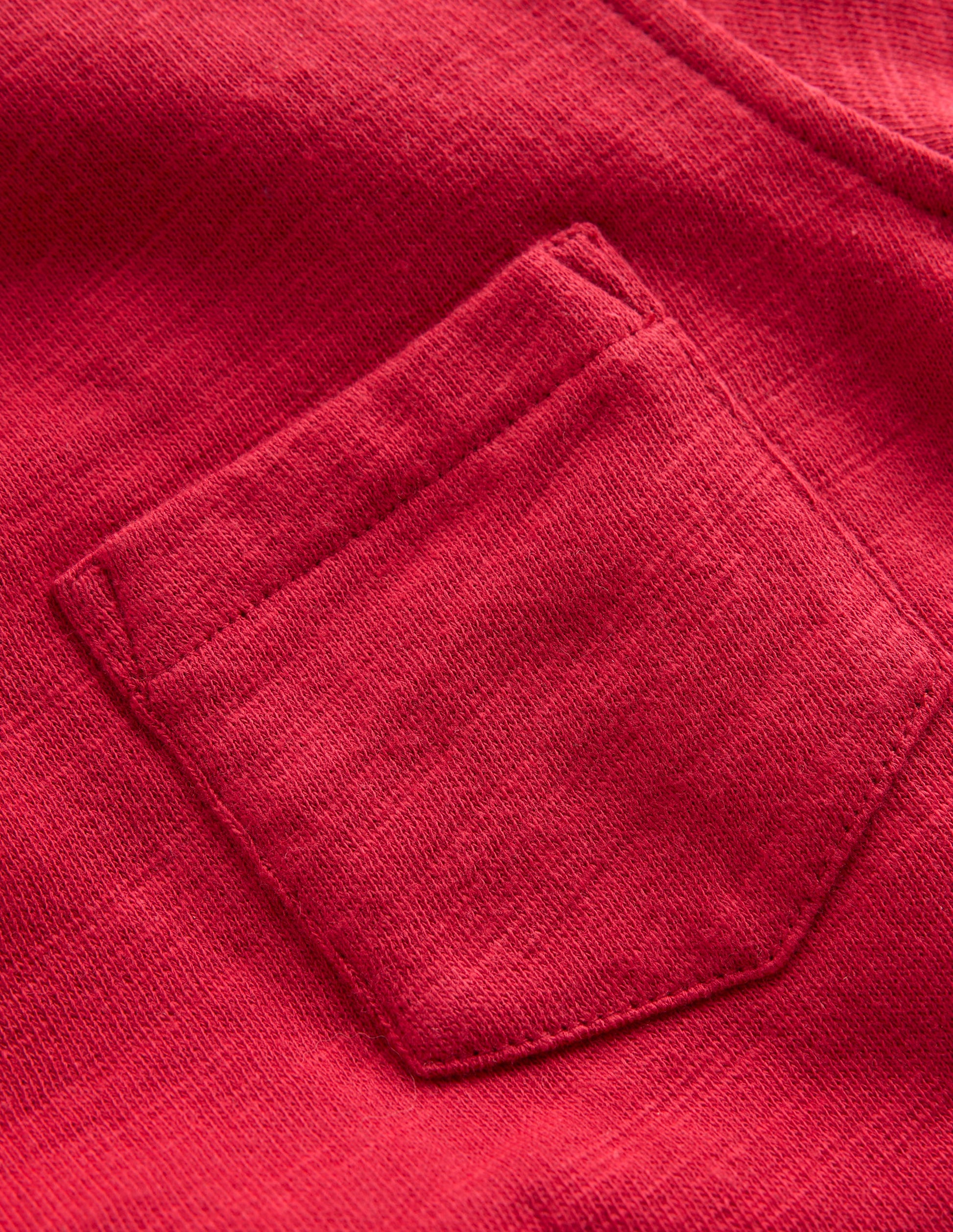 Cosy Mid-weight T-shirt-Red Liquorice/ Sapphire Blue-6