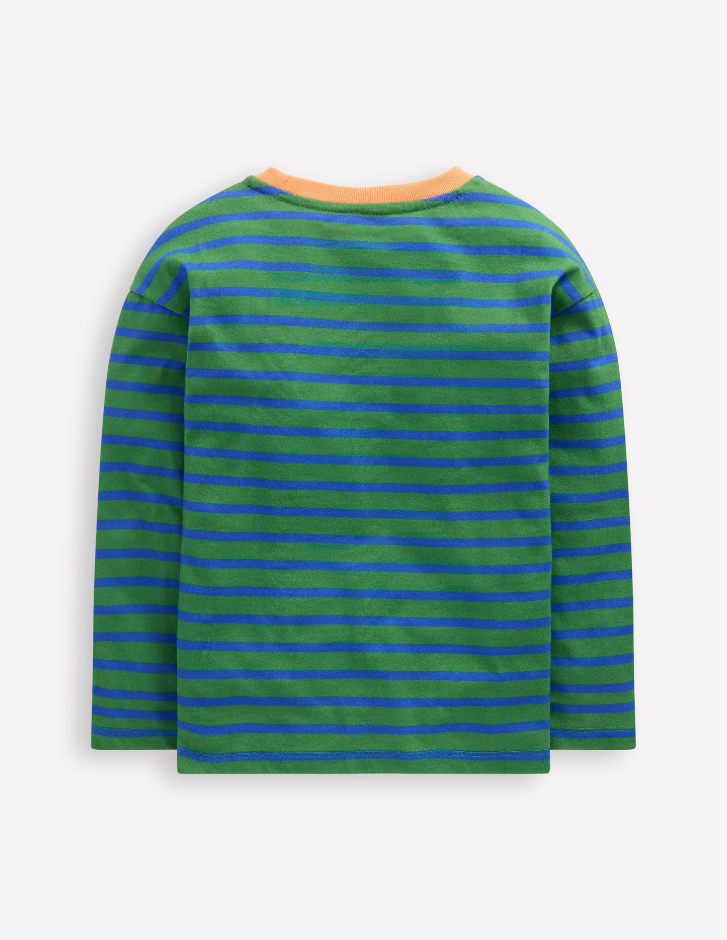 Breton T-shirt-Bright Blue/ Iguana Green