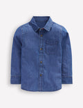 Denim Shirt-Mid Vintage Denim (Mid Wash)