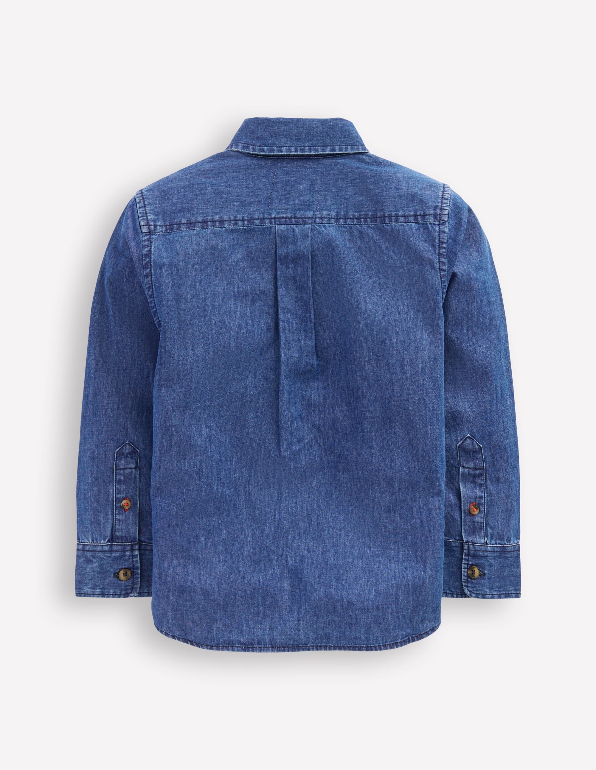 Denim Shirt-Mid Vintage Denim (Mid Wash) | Boden UK