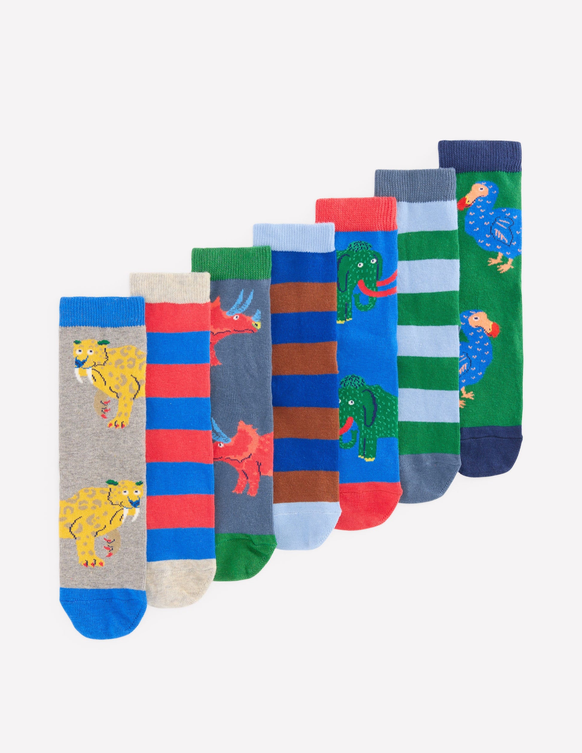 Socks 7 Pack-Multi Animals-1