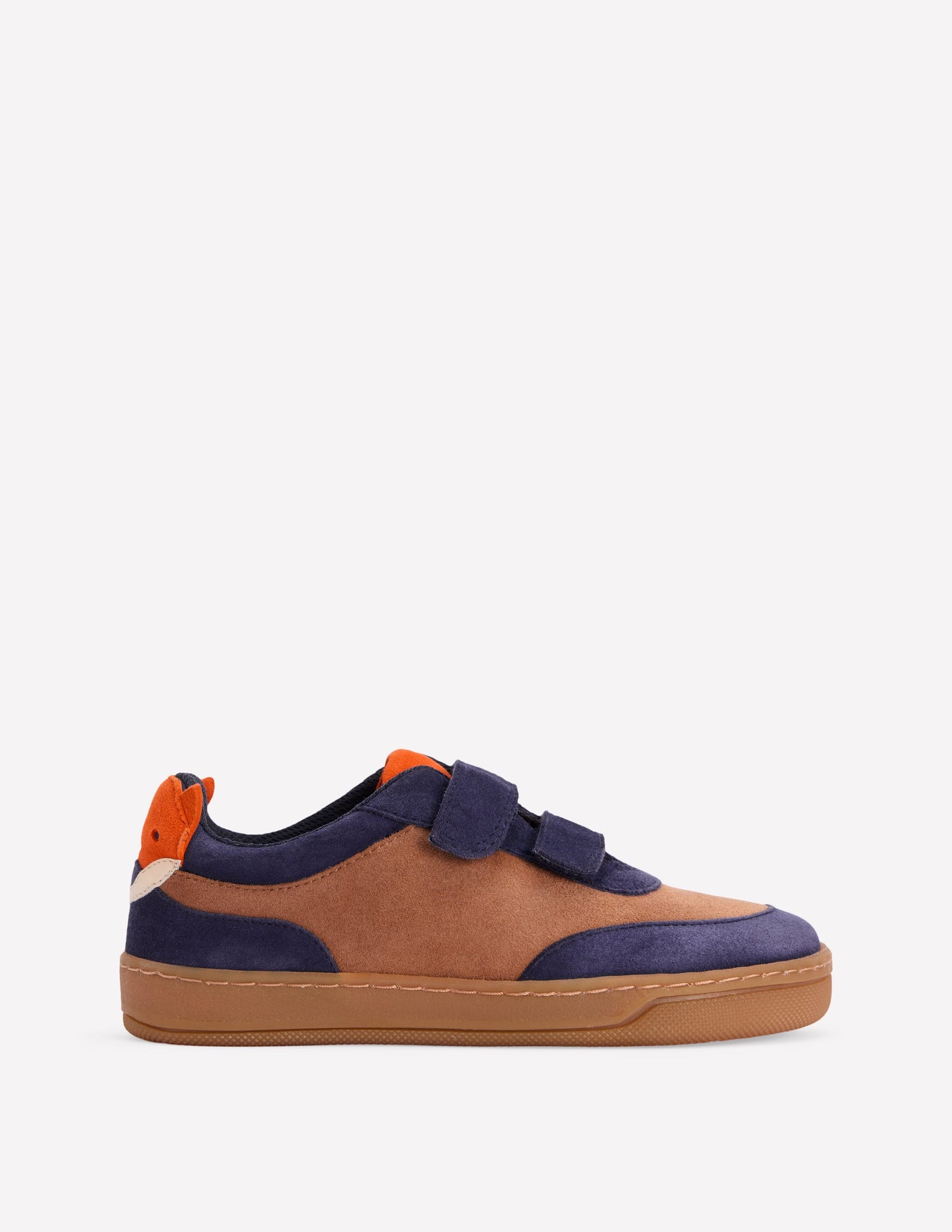 Colourblock Low Tops-Toffee Brown Fox