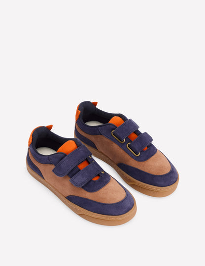Colourblock Low Tops-Toffee Brown Fox-3