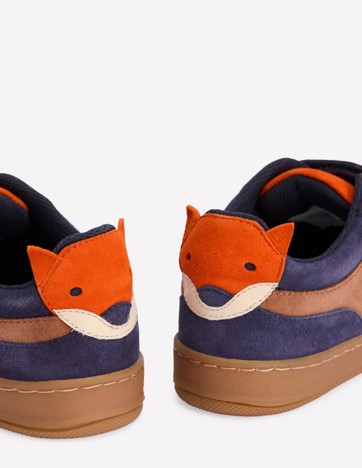 Colourblock Low Tops-Toffee Brown Fox