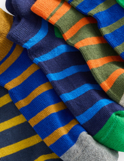 7-Pack Trainer Socks-Multi Breton-2