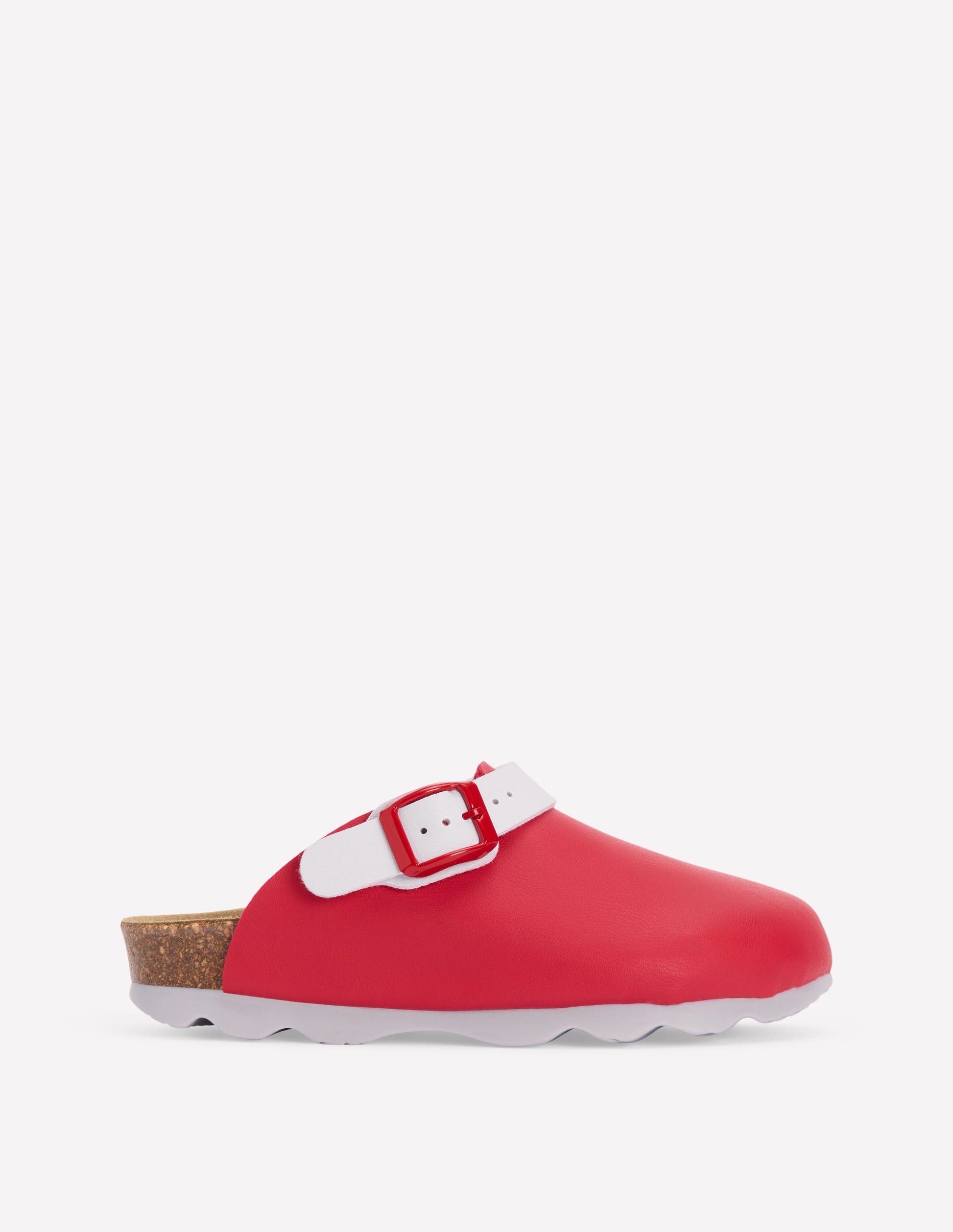 Colourblock Clogs-Firecracker Red-1