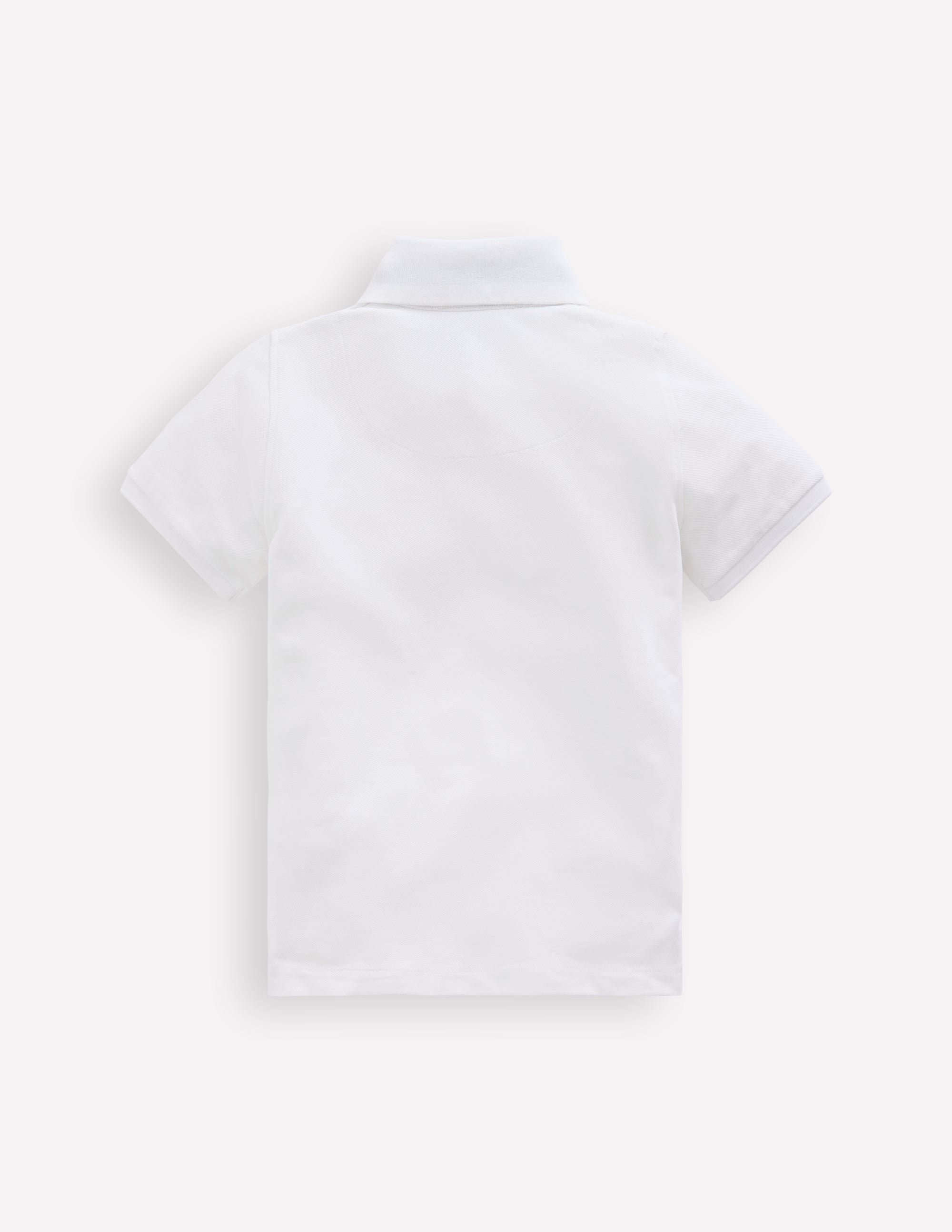 Piqué Polo Shirt-White - Image 2