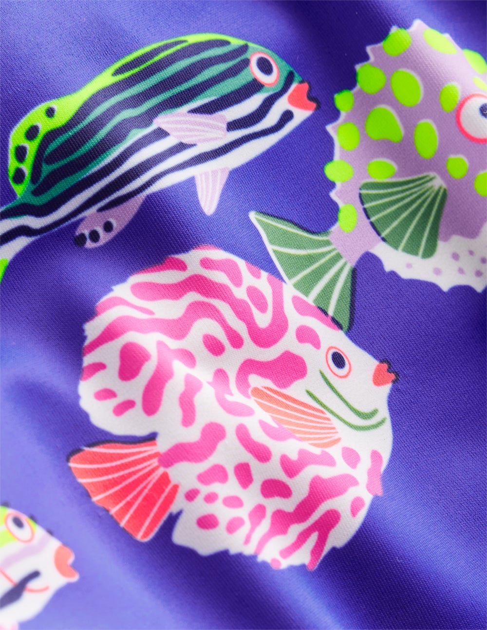 Swim Trunks-Blue Heron Fish - Image 3
