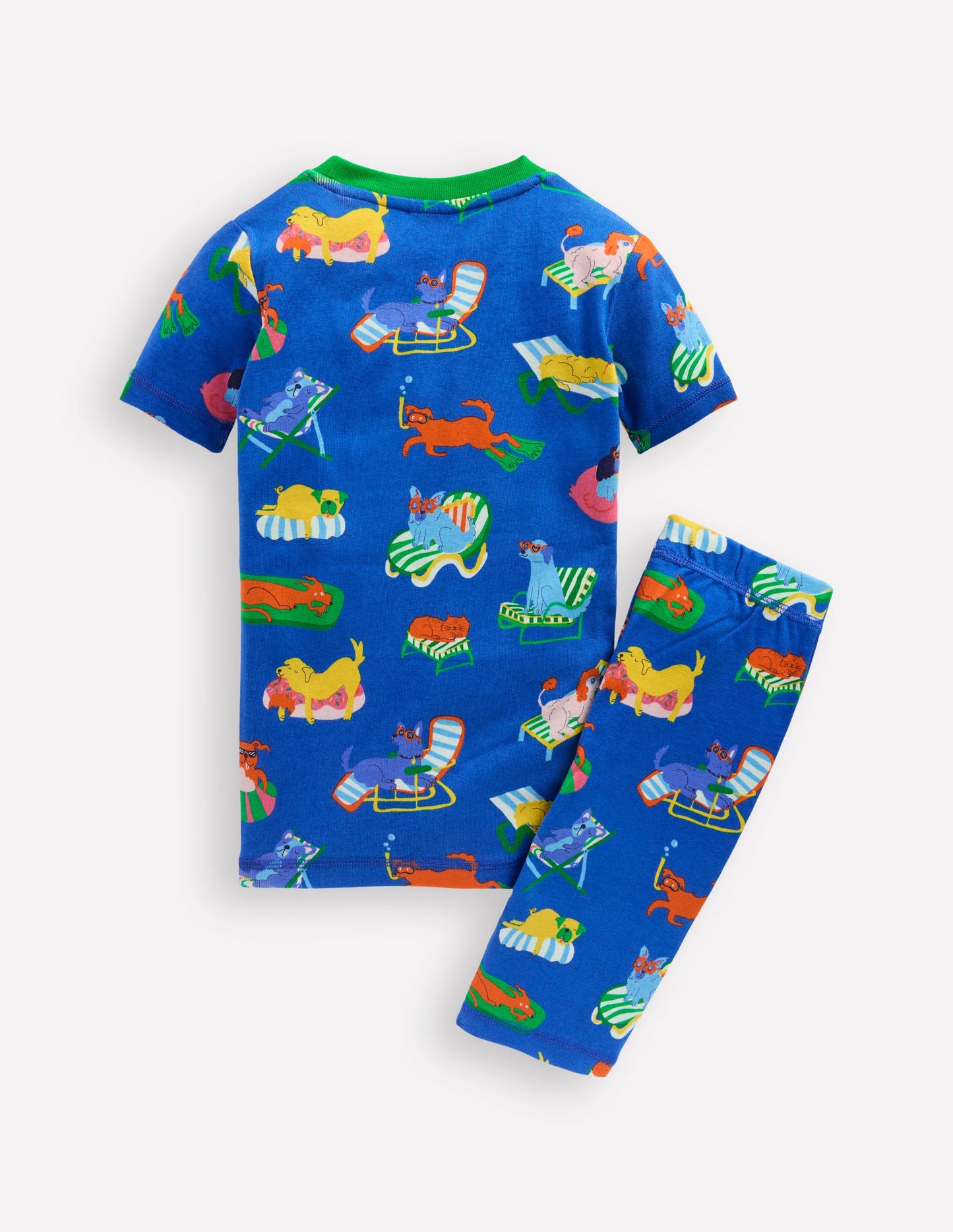 Snug Short John Pyjamas-Poolside Pets