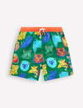 Swim Shorts-Multi Animal Faces
