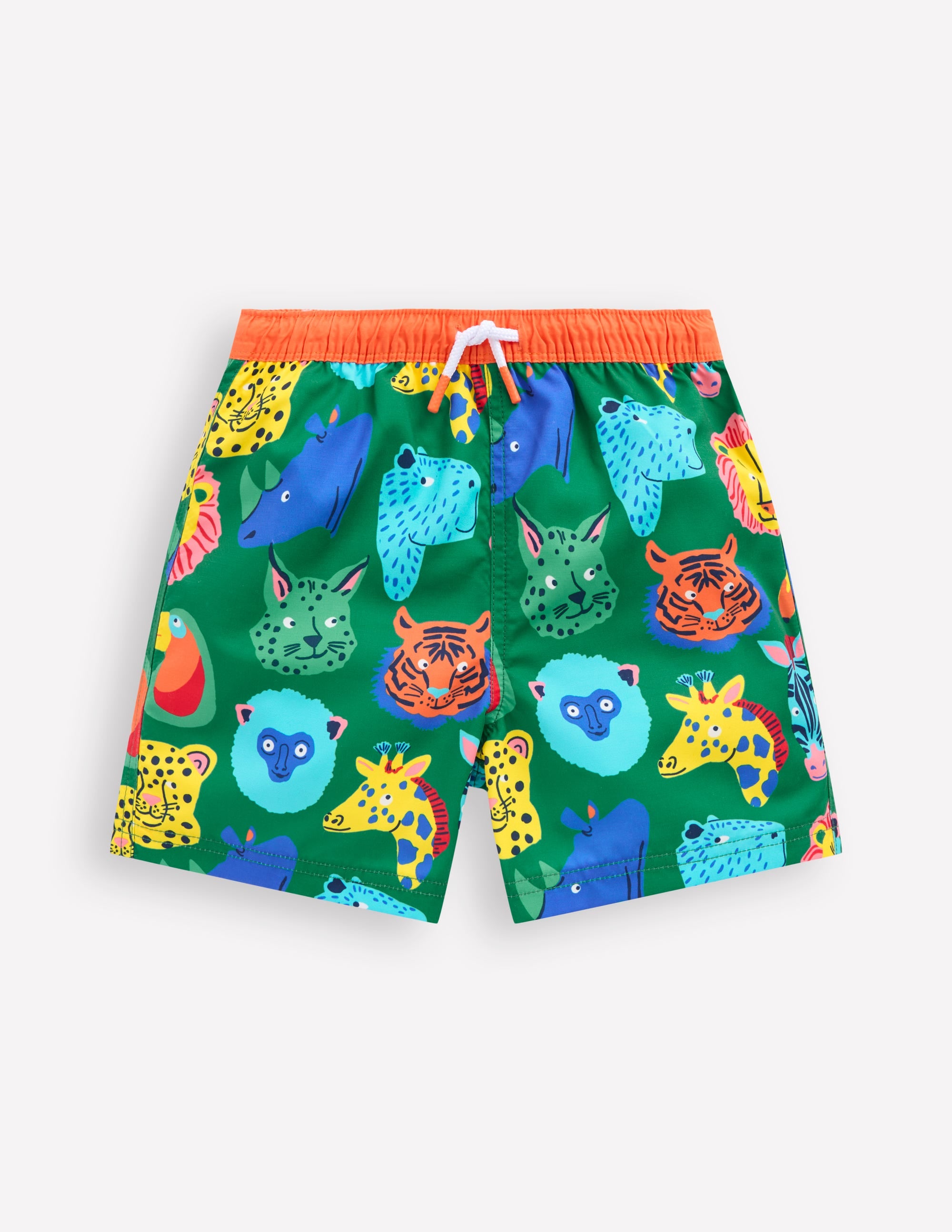 Swim Shorts-Multi Animal Faces - Image 1