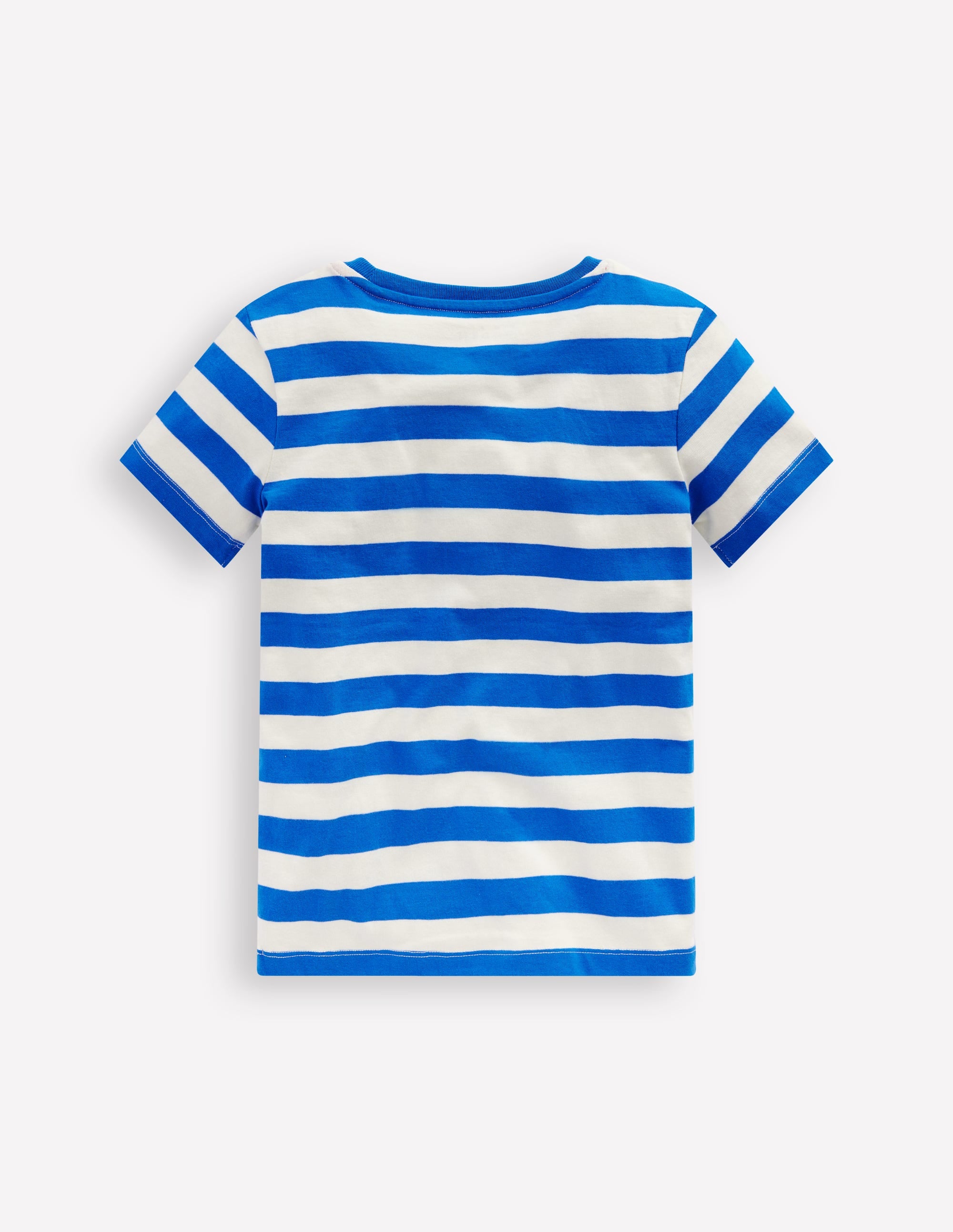 Short Sleeve Bouclé T-shirt-Gallery Blue/ Ivory Fruit Face - Image 5