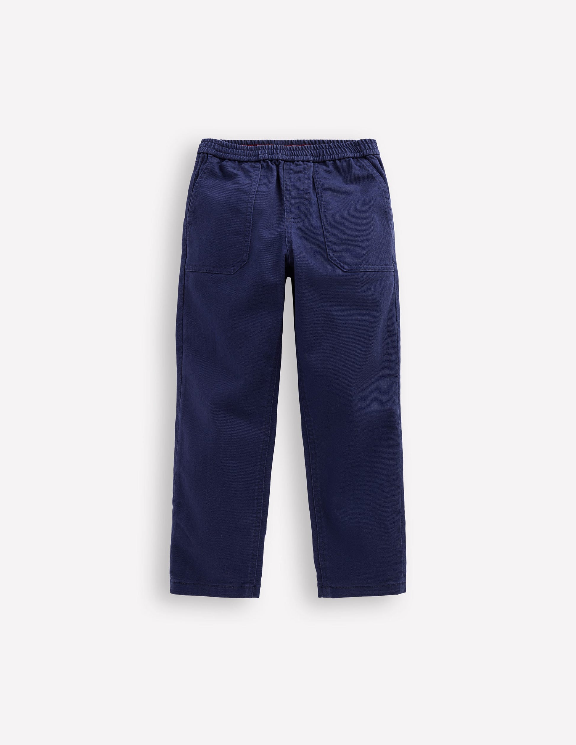 Pull-on Cotton Trouser-Navy-1