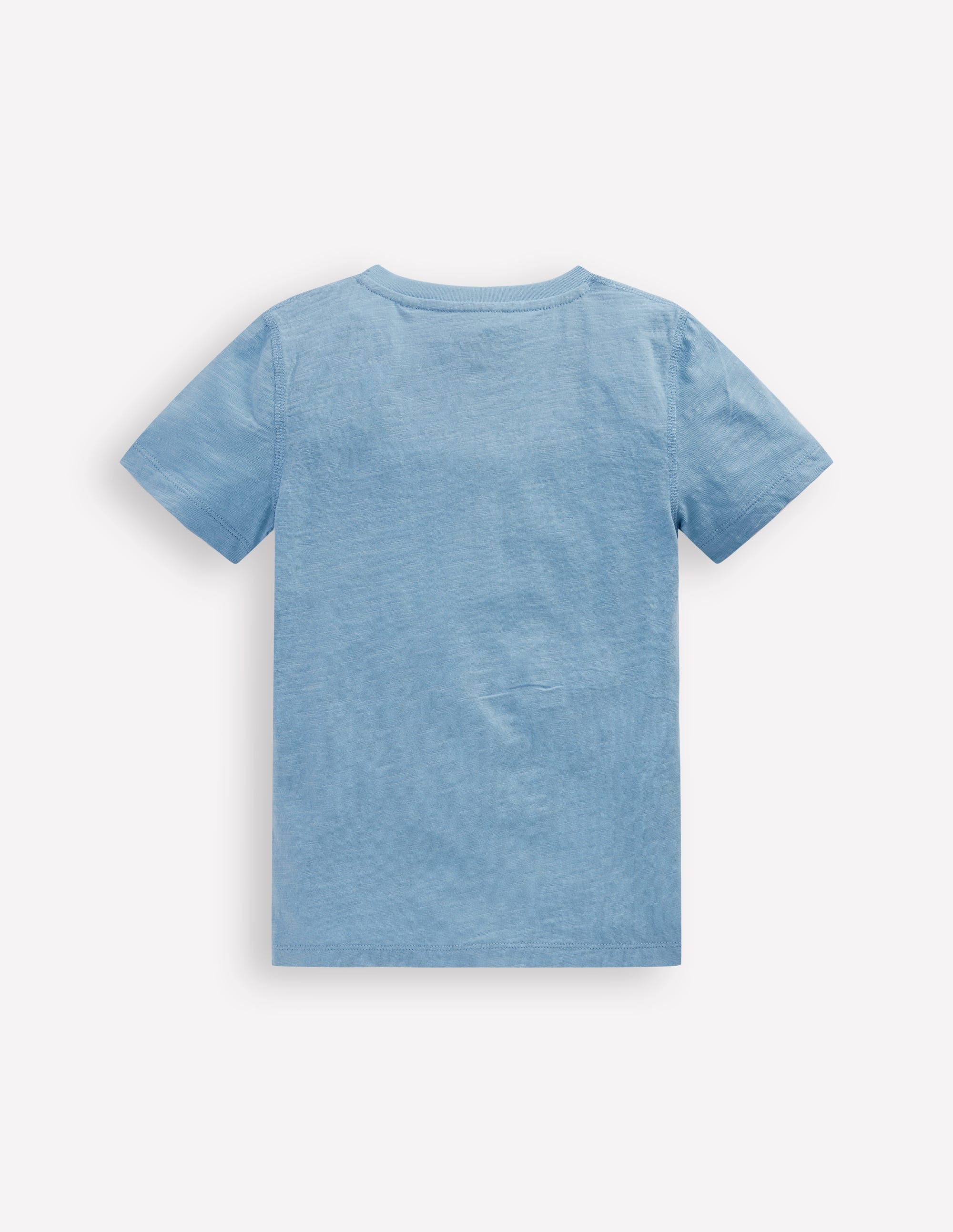 Short Sleeve Henley T-Shirt-Glacier Blue - Image 2