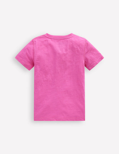 Short Sleeve Henley T-Shirt-Strawberry-2