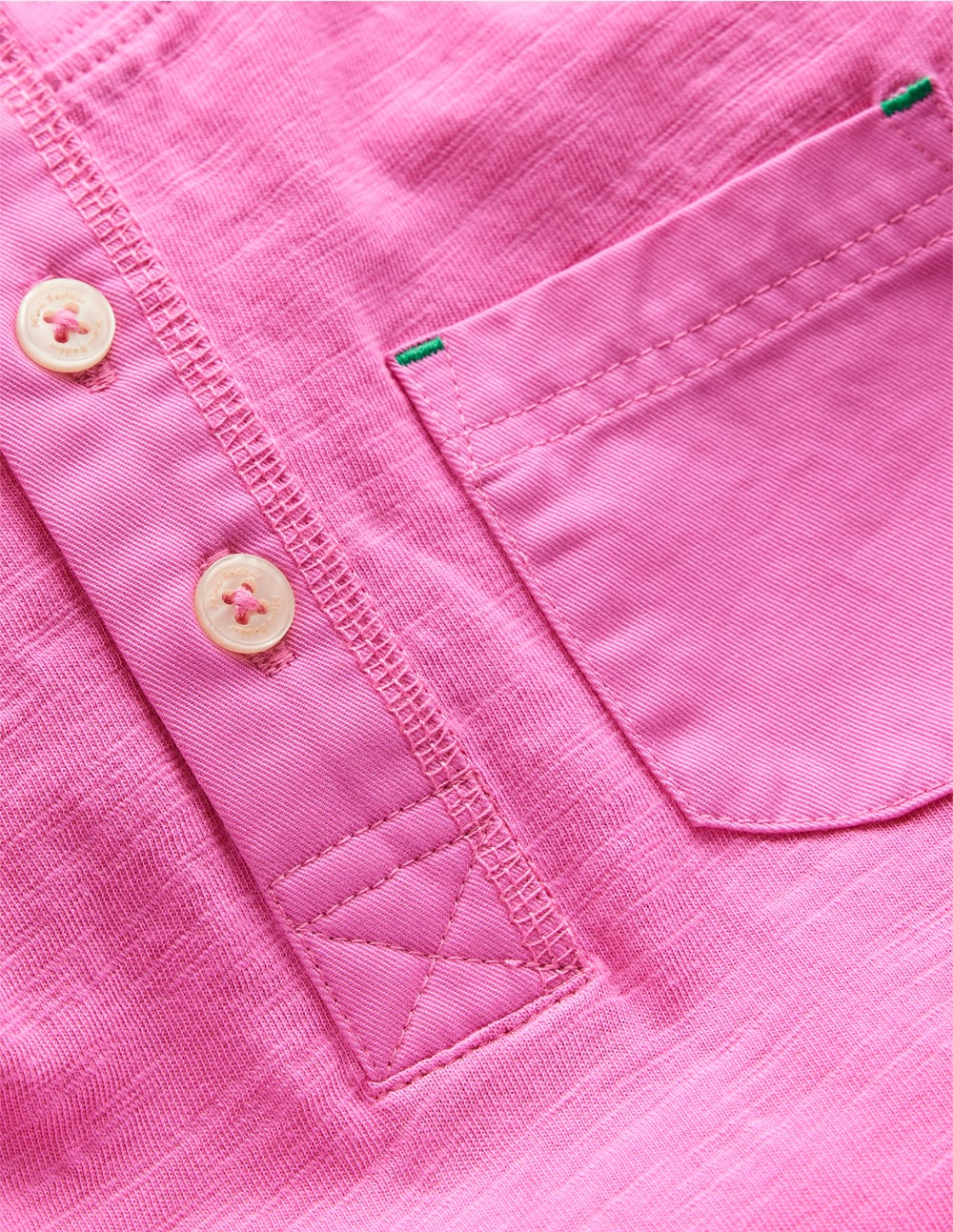 Short Sleeve Henley T-Shirt-Strawberry-3