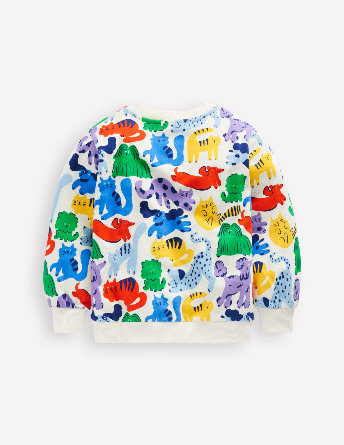 Printed Sweatshirt-Rainbow Pets - Image 2