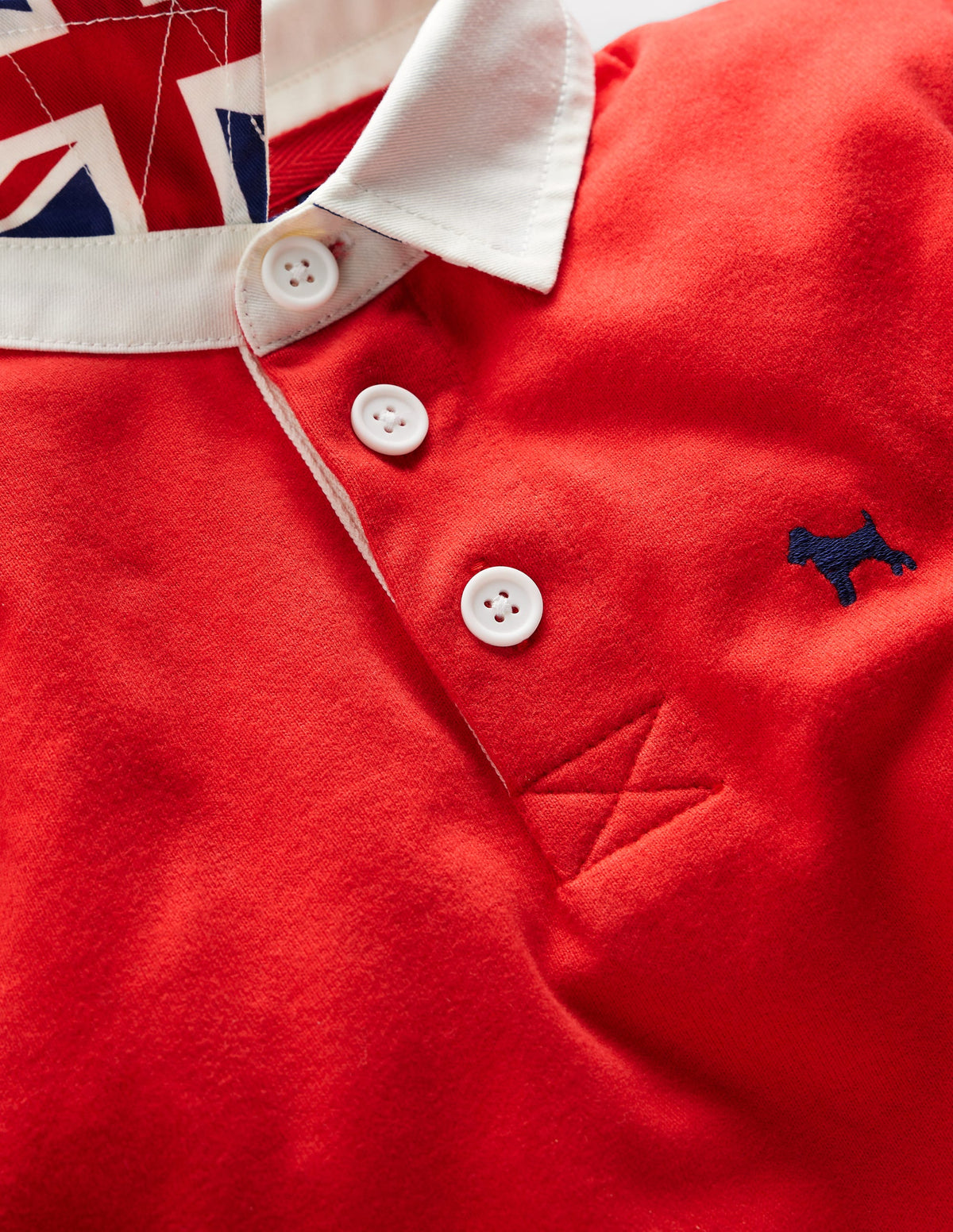 Classic Rugby Shirt-Rockabilly Red - Image 3