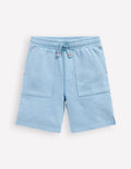 Garment Dye Sweatshorts-Glacier Blue