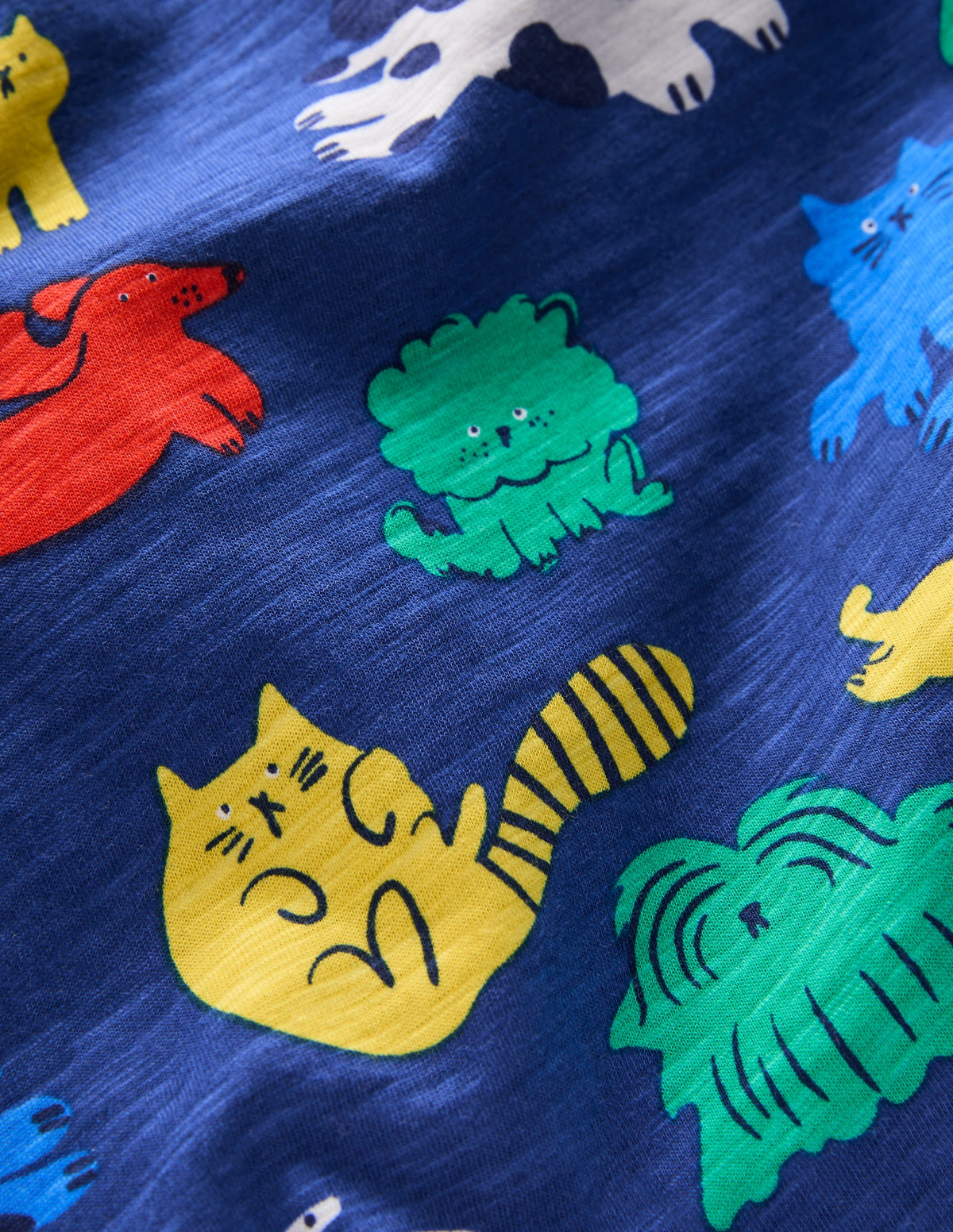 All-Over Printed T-Shirt-Rainbow Pets - Image 3