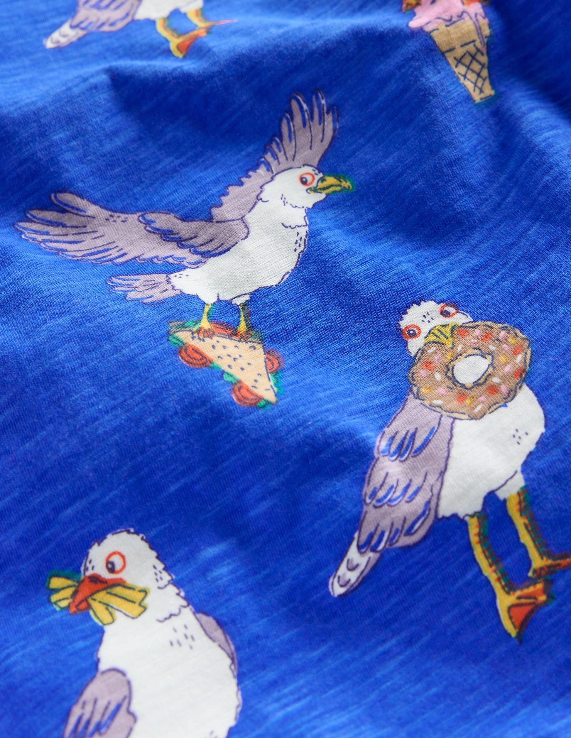 All-Over Printed T-Shirt-Gallery Blue Seagulls-3