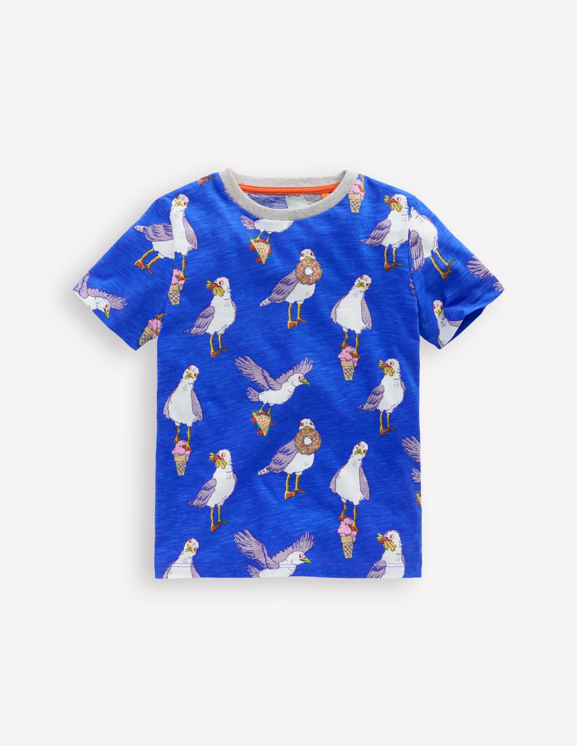All-Over Printed T-Shirt-Gallery Blue Seagulls-1