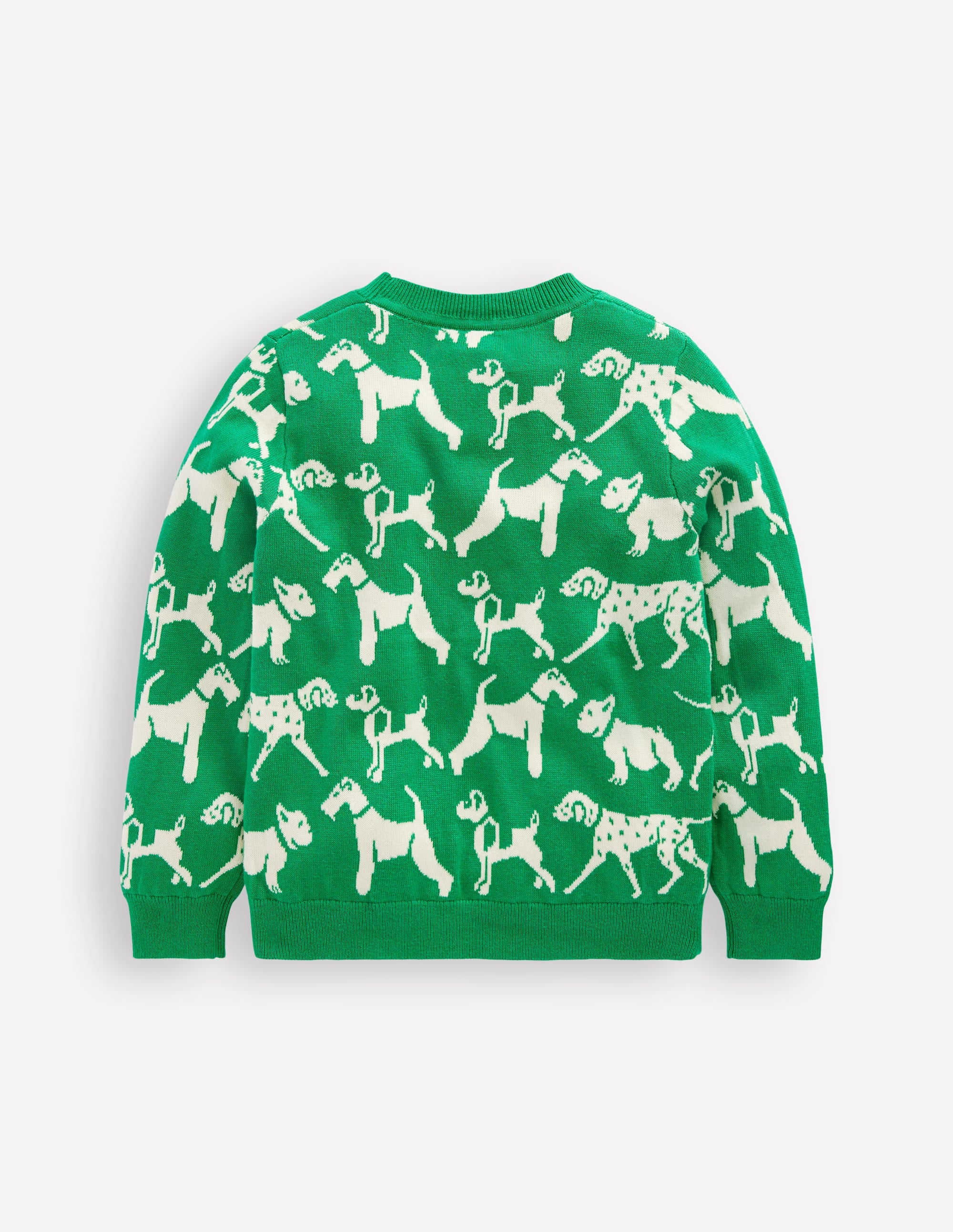 Novelty Jumper-Sapling Green Dogs - Image 2
