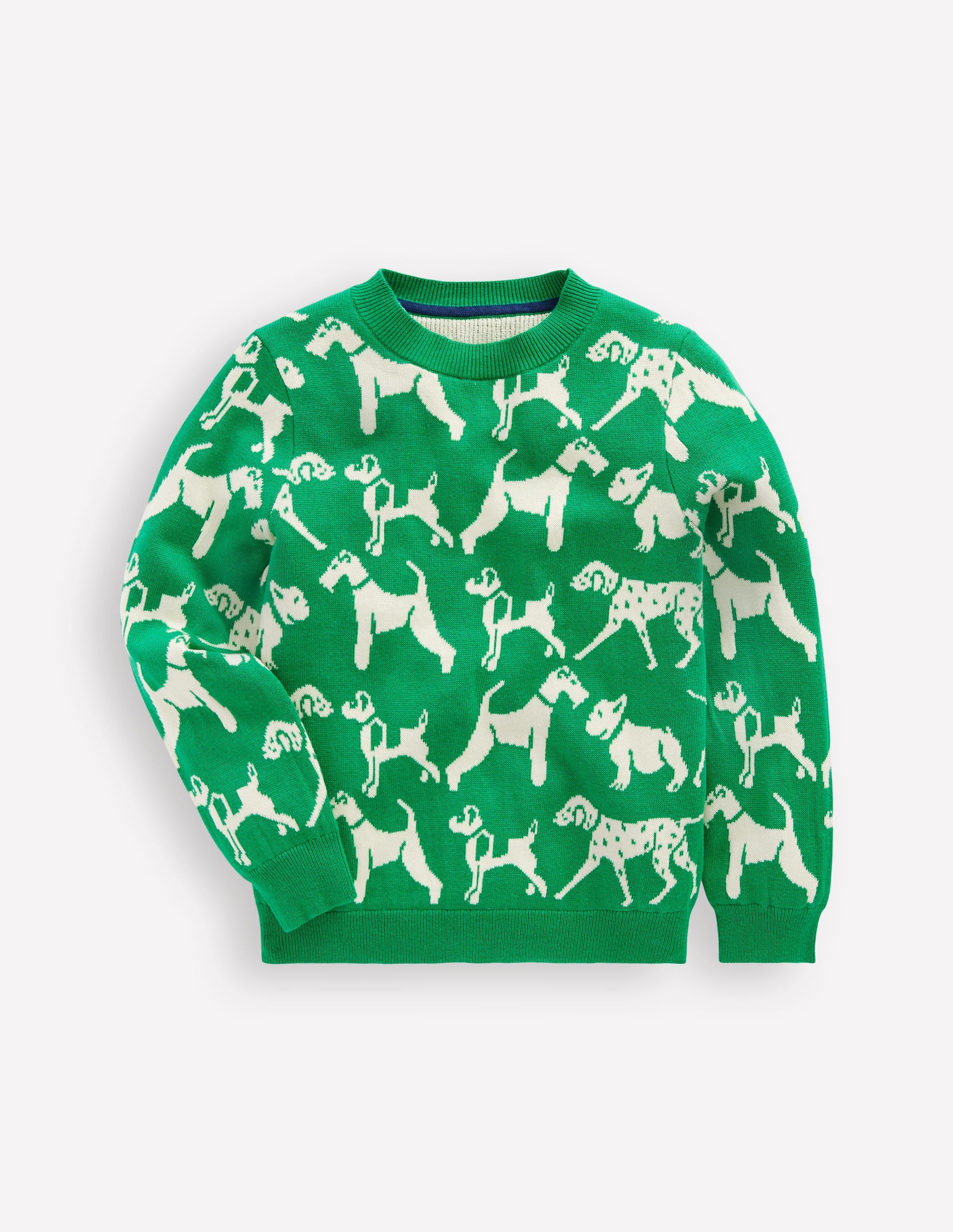 Novelty Jumper-Sapling Green Dogs - Image 1