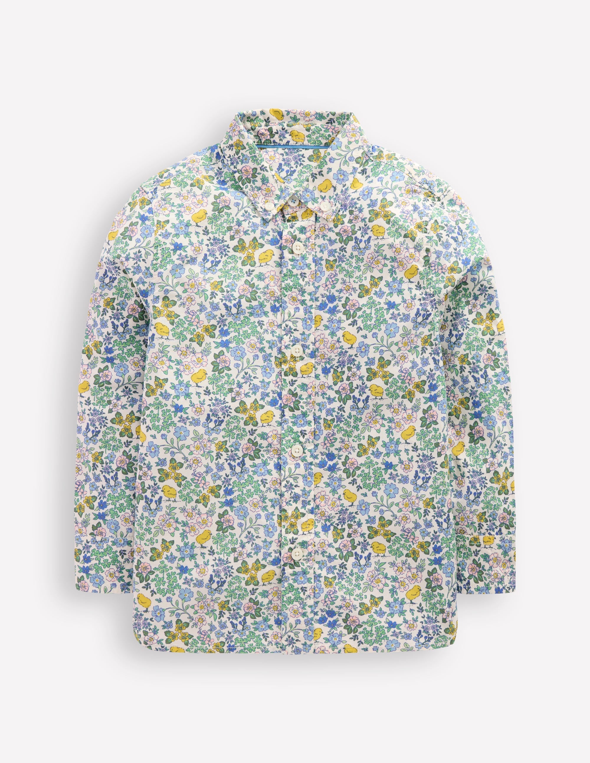 Cotton Shirt-Easter Chick Floral - Image 1