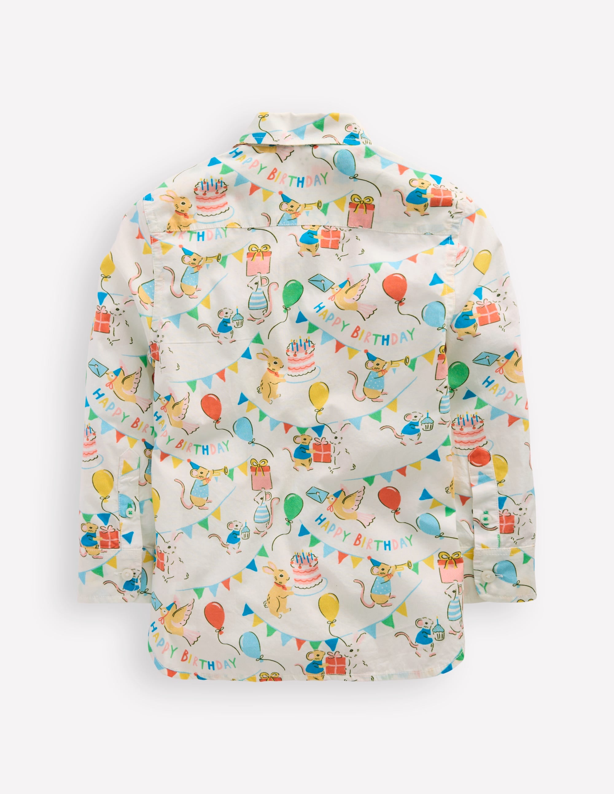Cotton Shirt-Birthday Print - Image 2