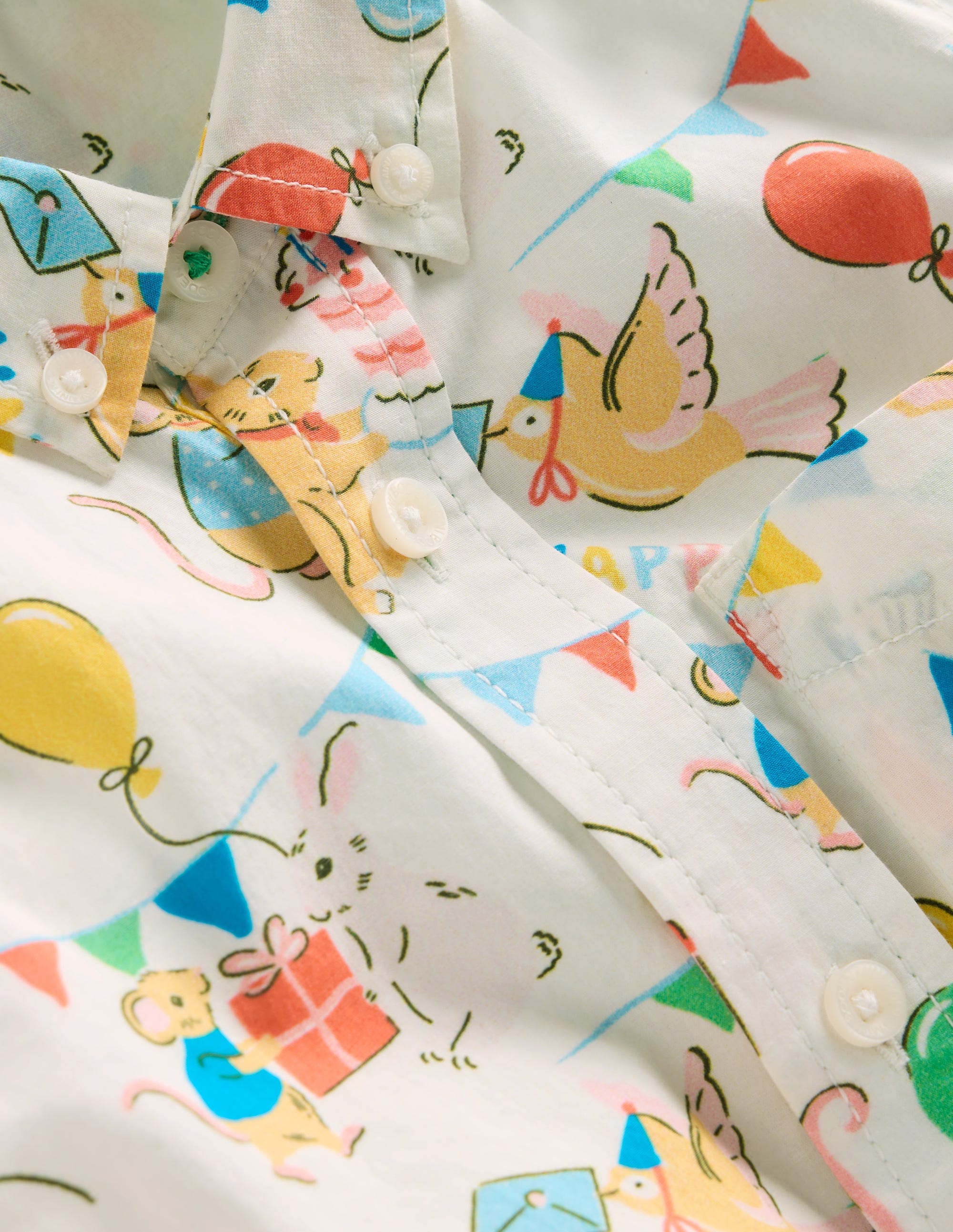 Cotton Shirt-Birthday Print - Image 3