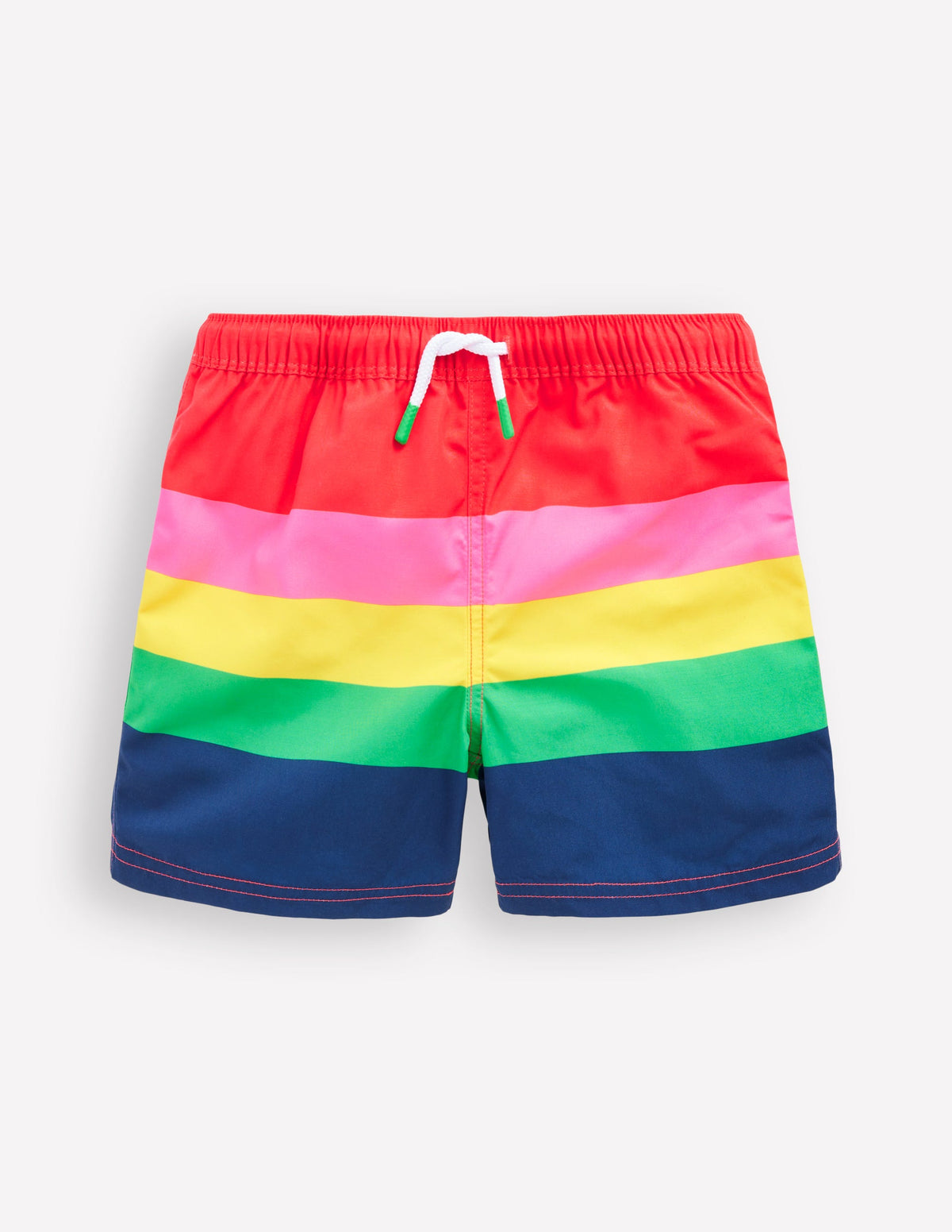 Swim Shorts-Red Multi Stripe - Image 1